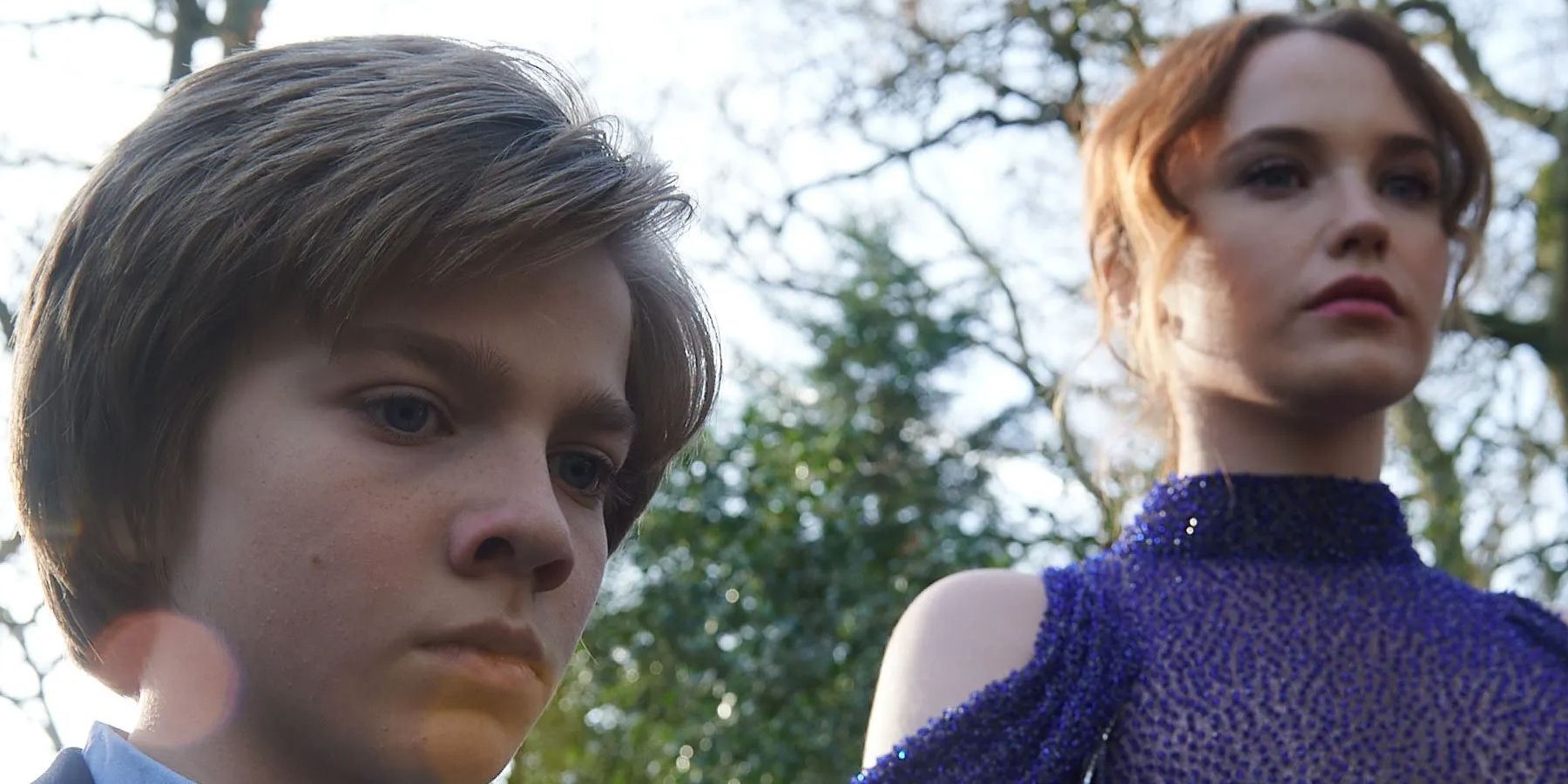 Isaac (Rupert Turnbull) and Laura (Julia Brown) in Daddy's Head 