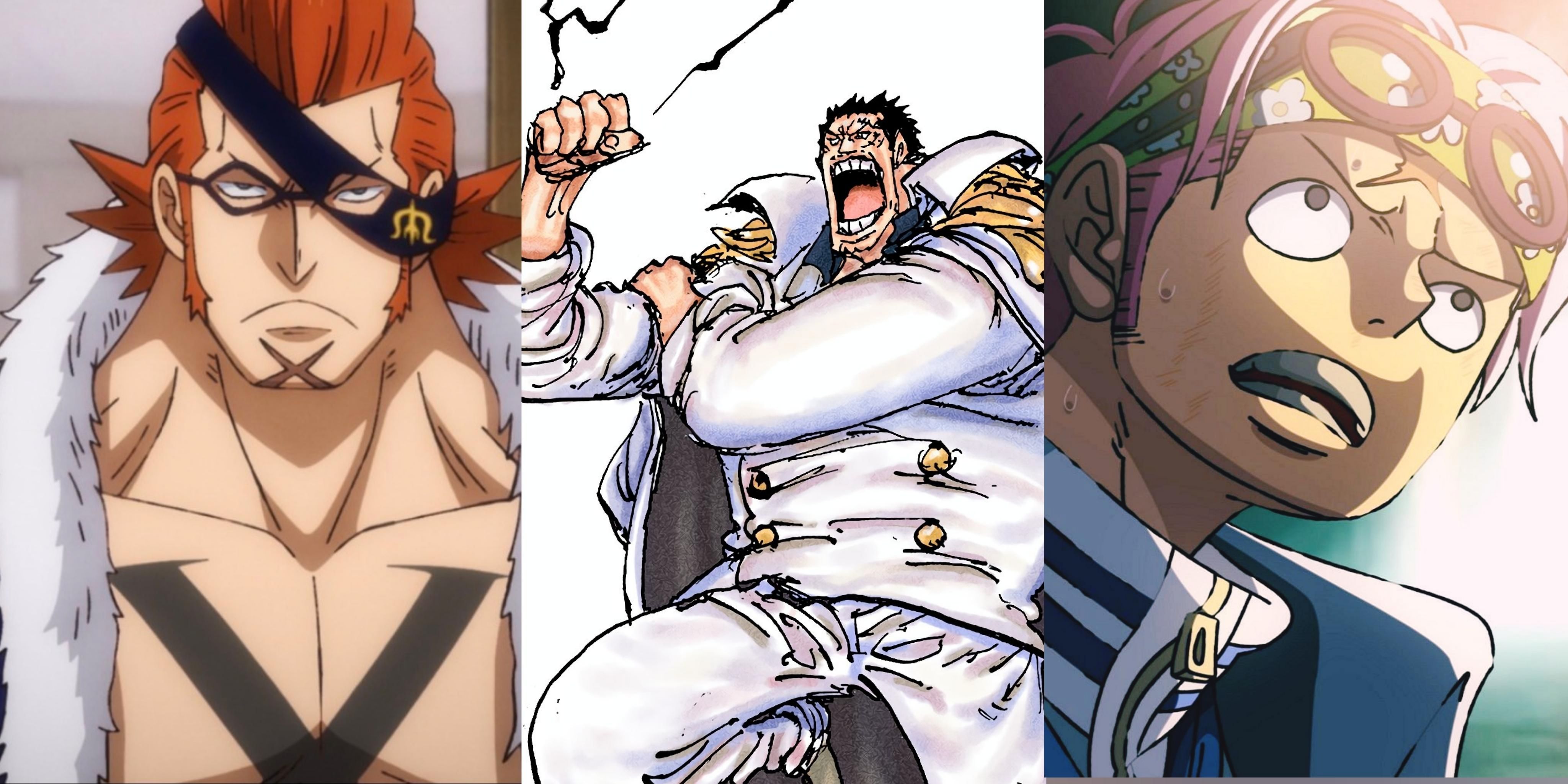 Featured One Piece: 8 Strongest Marines Who Are Not Admirals, Ranked Garp Koby X-Drake