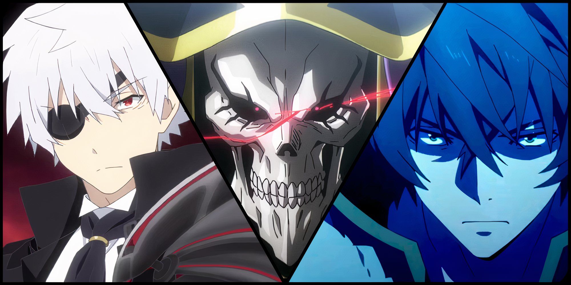 Hajime (Arifureta), Ainz (Overlord), Naofumi (Shield Hero)