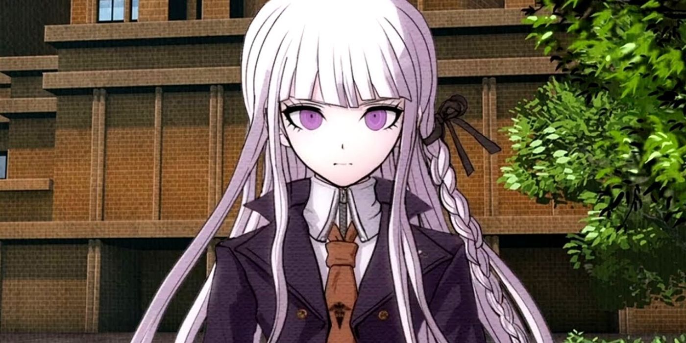 Danganronpa Kyoko Kirigiri starring straight ahead