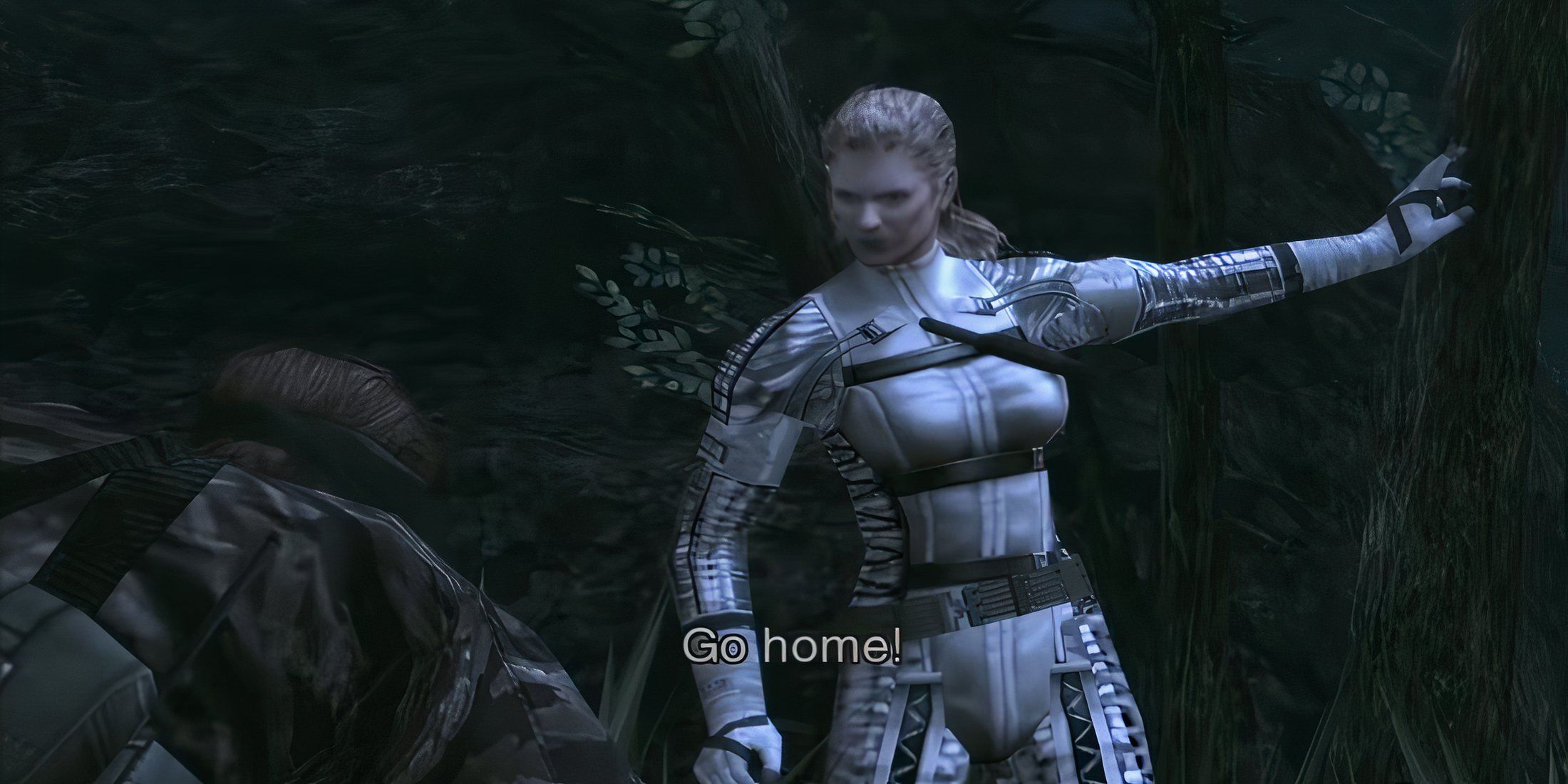 Image of Naked Snake and The Boss in Metal Gear Solid 3