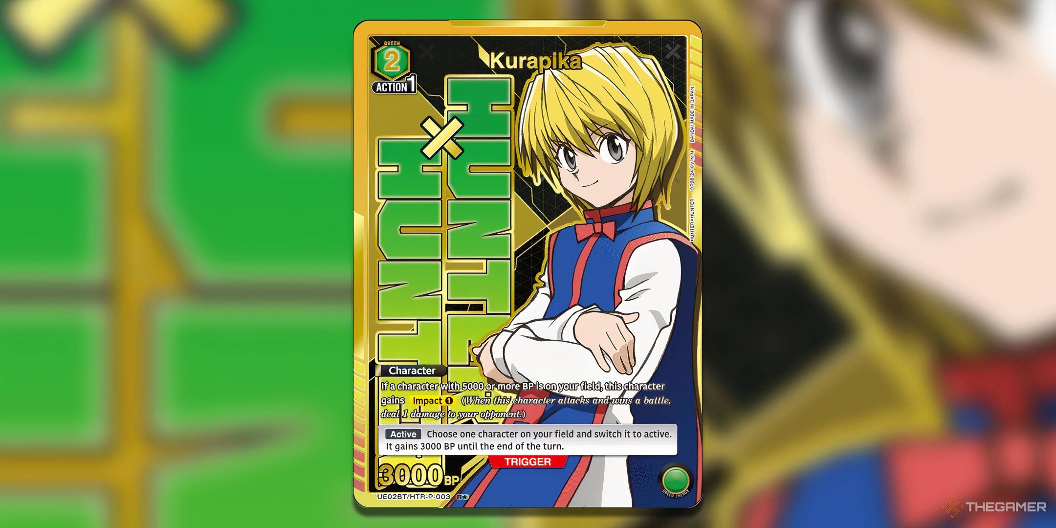 Kurapika R one star full art from Union Arena.