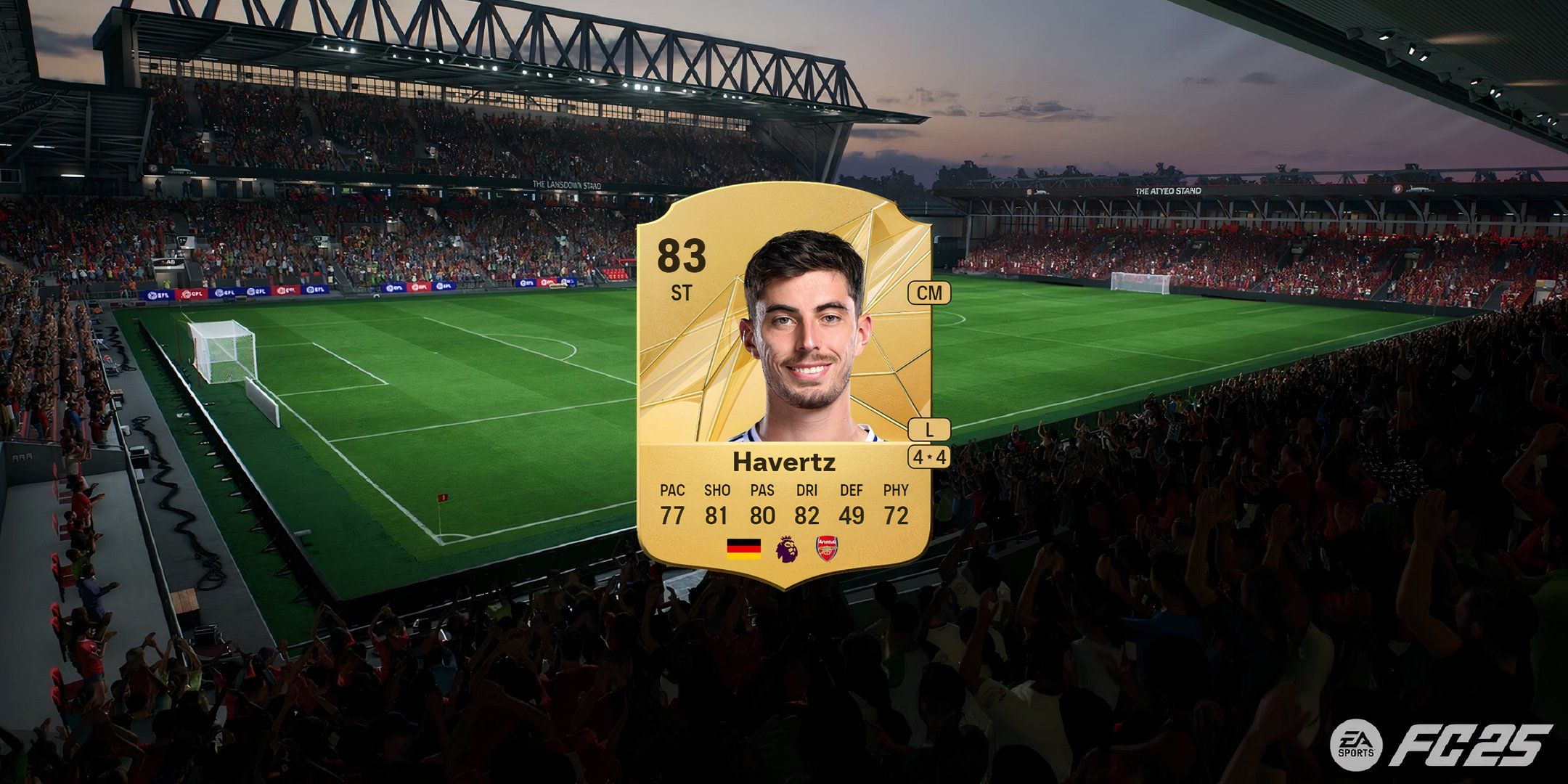 Havertz in EA Sports FC 25.