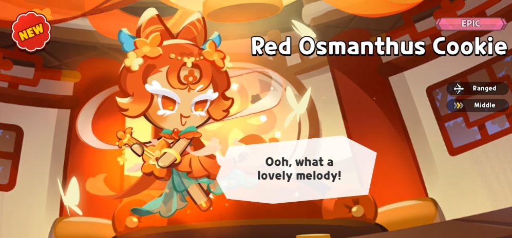 Cookie Run: Kingdom Red Osmanthus Cookie