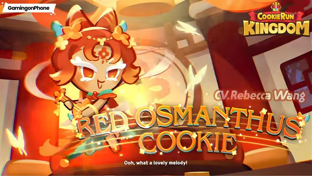 Cookie Run: Kingdom Red Osmanthus Cookie, CRK Red Osmanthus Cookie