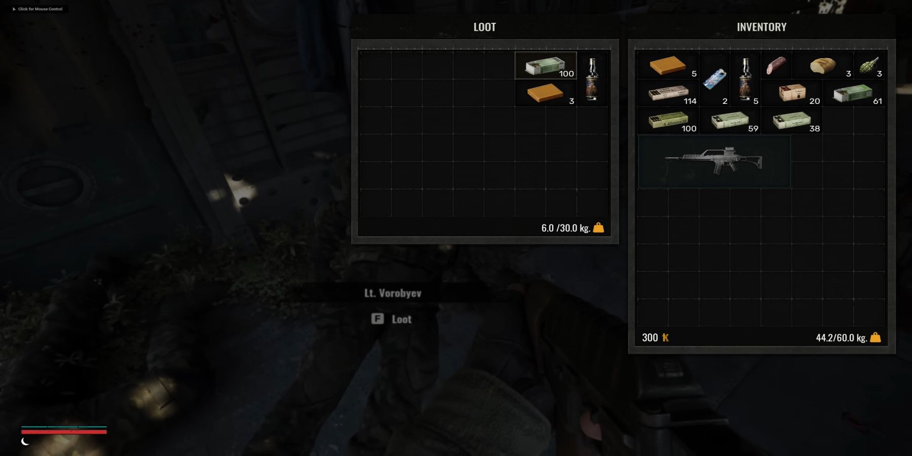 STALKER 2 Inventory and UI System