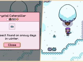 Crystal Caterpillar Location in Fields of Mistria