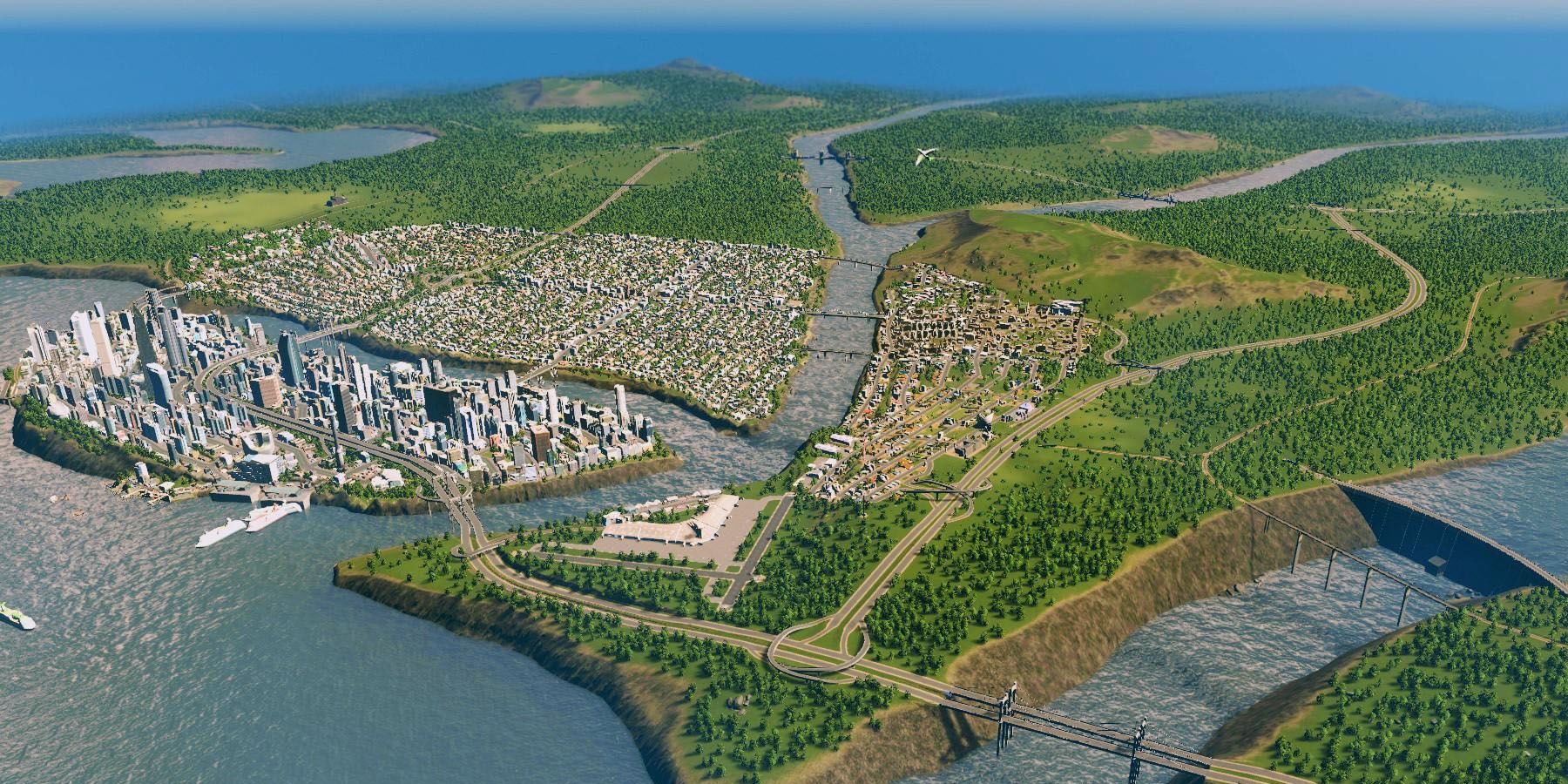 Islands in Cities Skylines