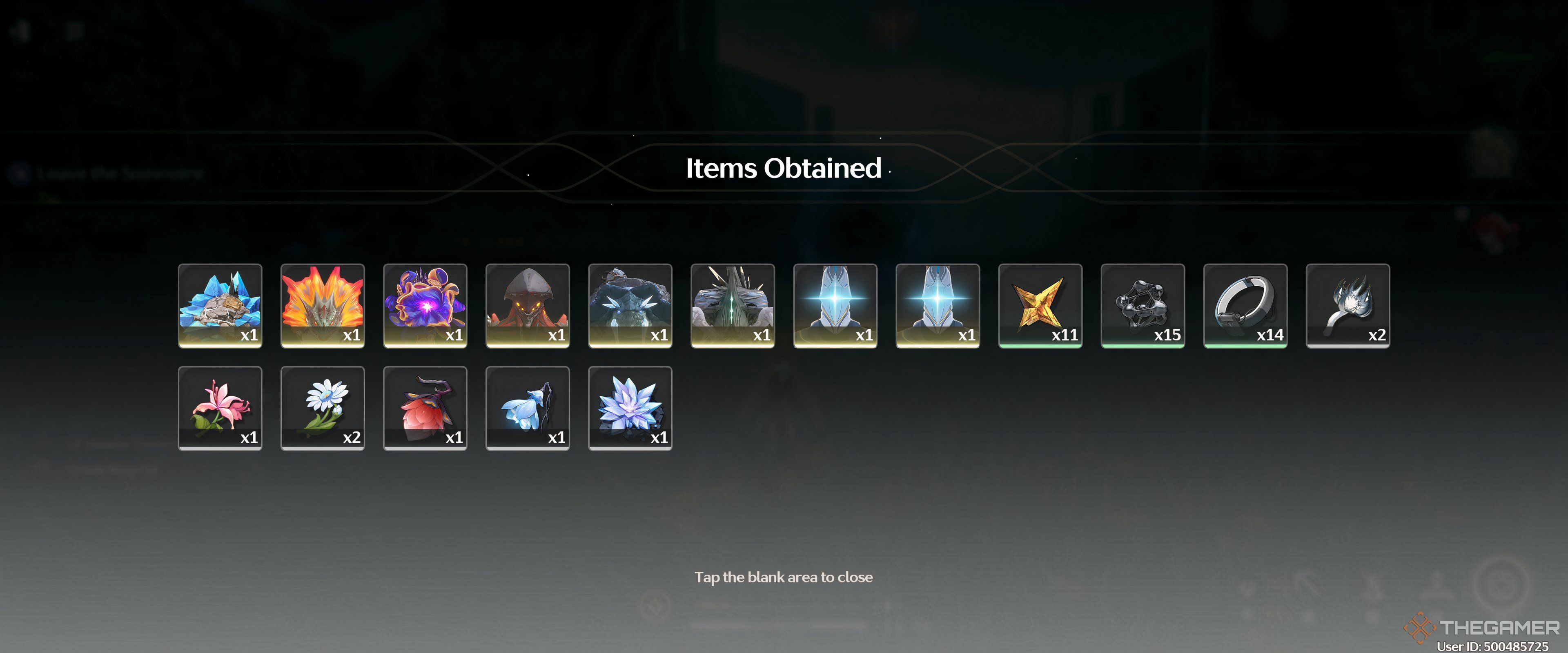 The Depths of Illusive Realm mode in-activity reward screen in Wuthering Waves.