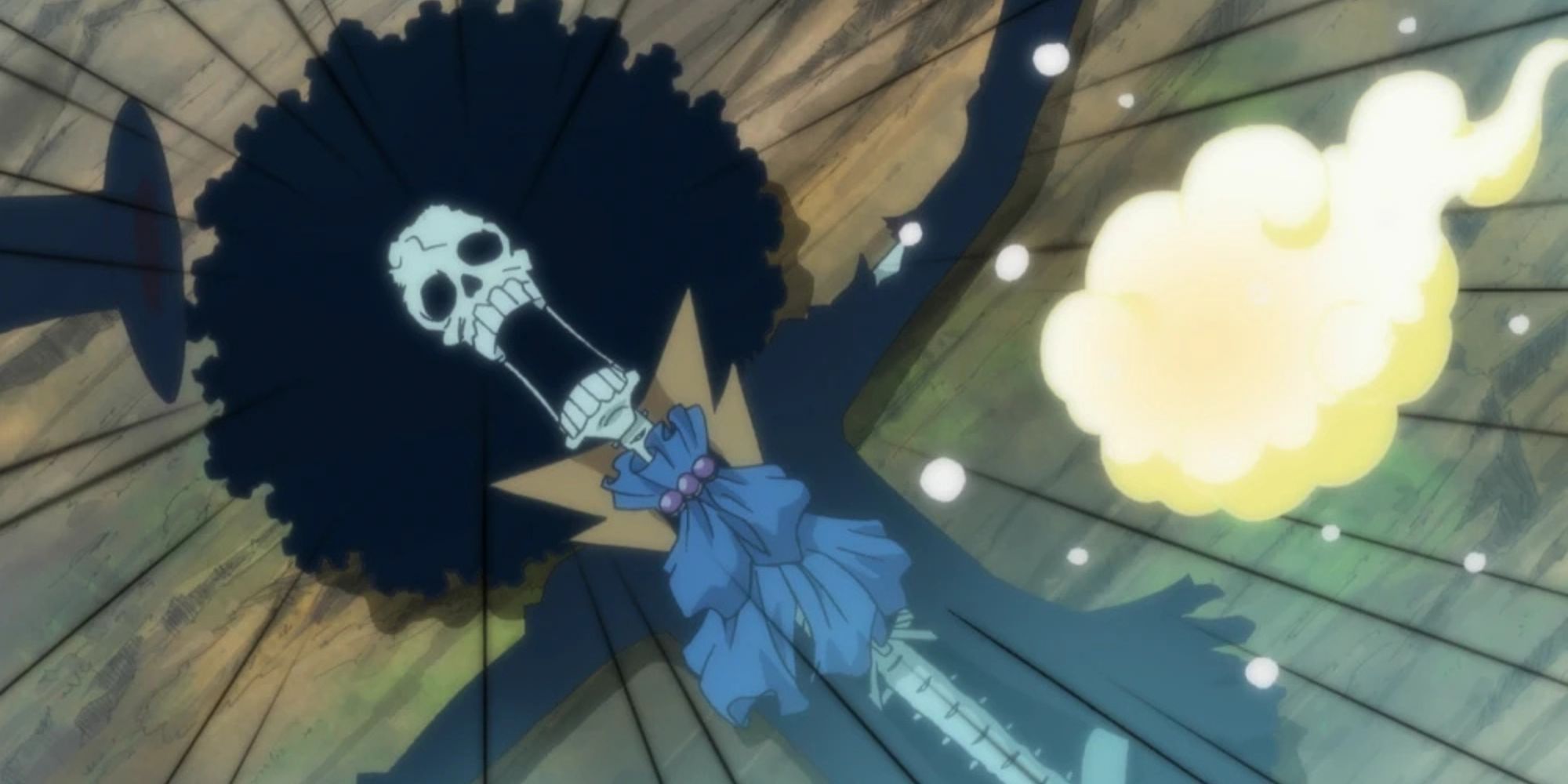 Brook comes back to life thanks to the Yomi Yomi no Mi in One Piece