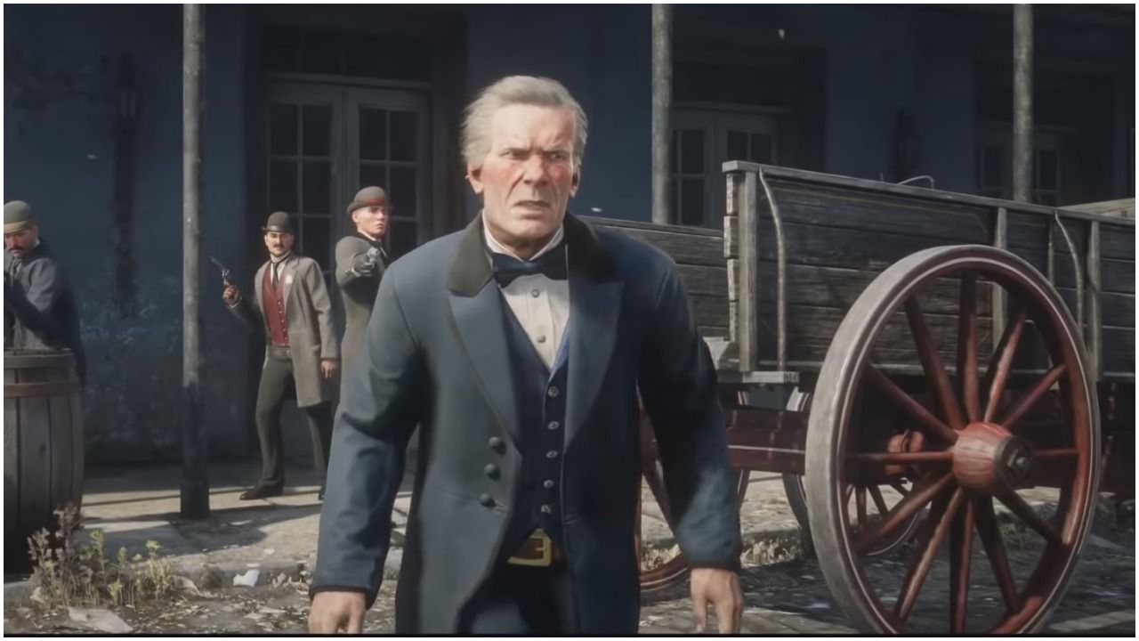 Hosea before he's gunned down in Red Dead Redemption 2. 