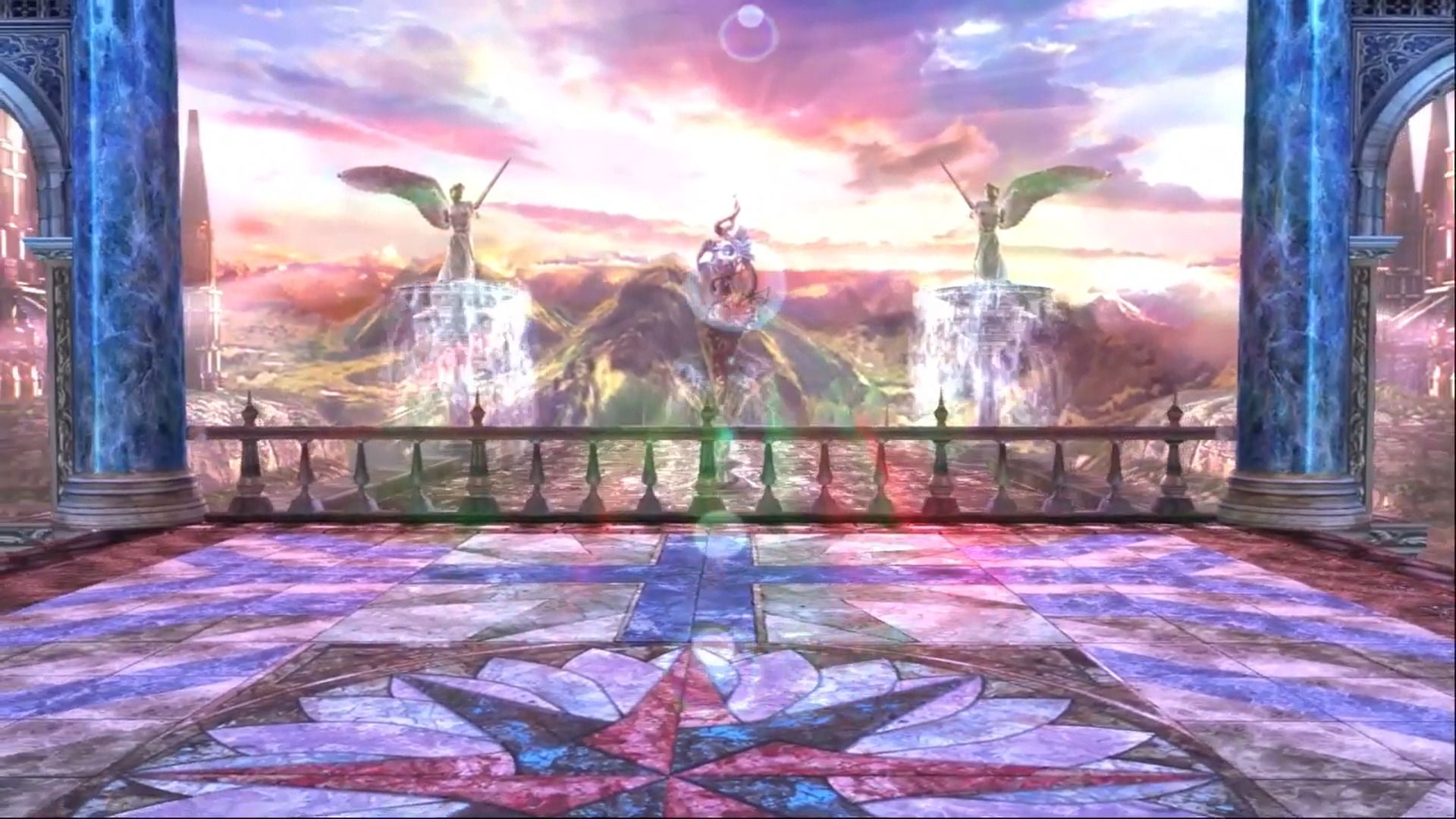 An image of the stage Lost Cathedral from Soulcalibur 3. 