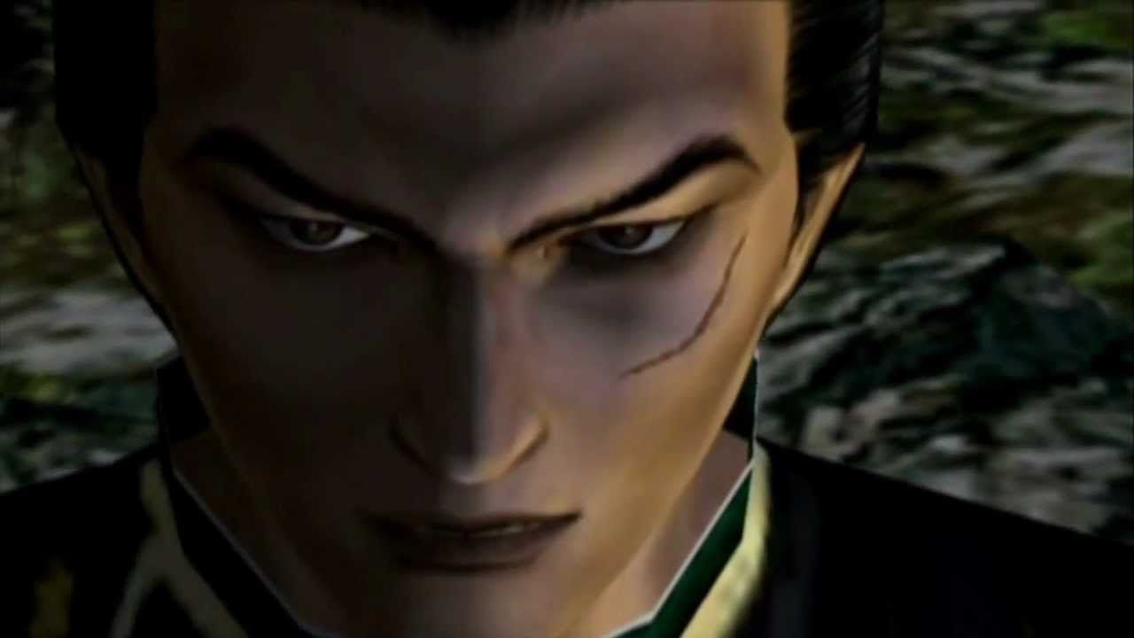 Lan Di staring at the camera in Shenmue. 