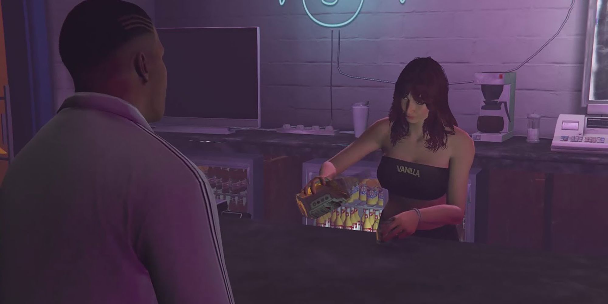 GTA 5 Franklin Strip Club