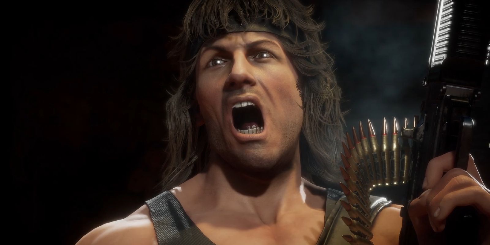 John Rambo's screaming outro from Mortal Kombat 11.