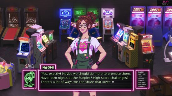 Best dating sims: Arcade Spirits