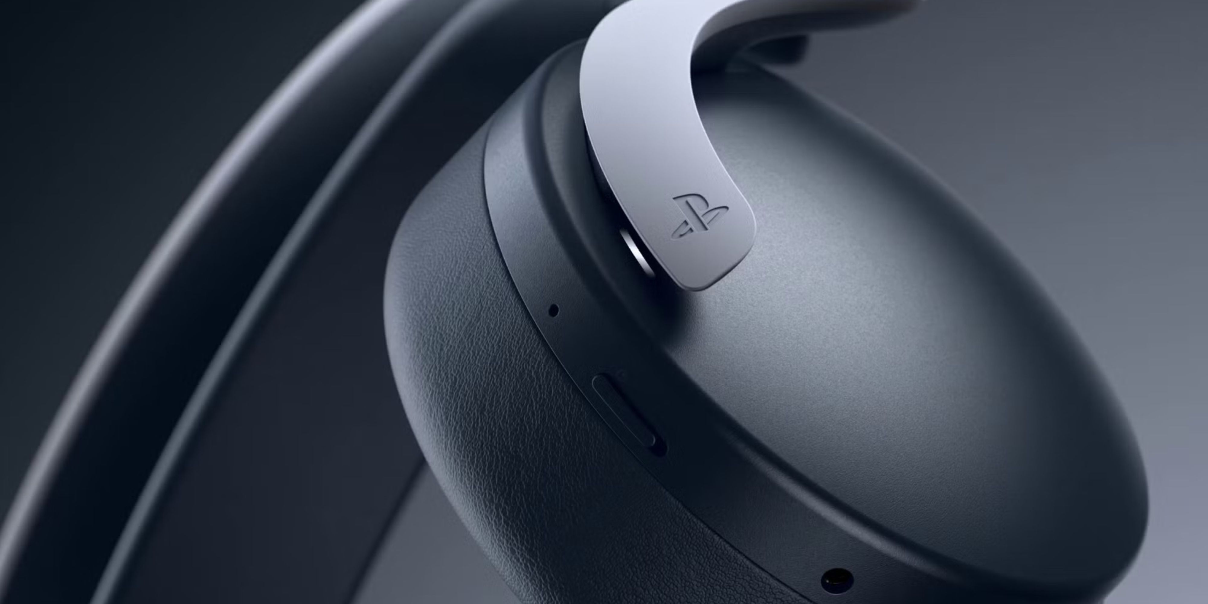 close up of the playstation pulse elite headset.