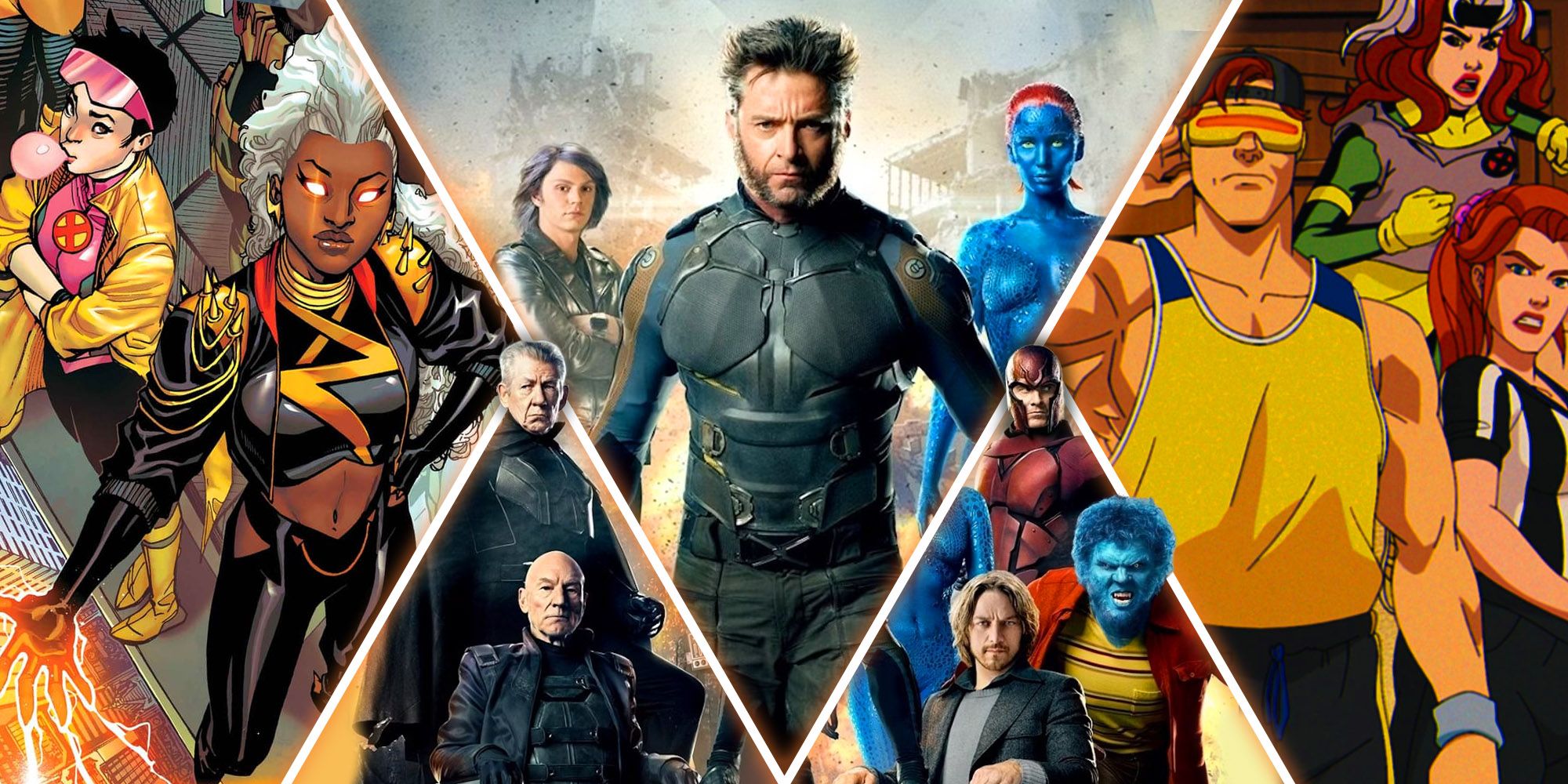 The Fox X-Men casts as well as mutant superteam from Marvel Comics and X-Men 97