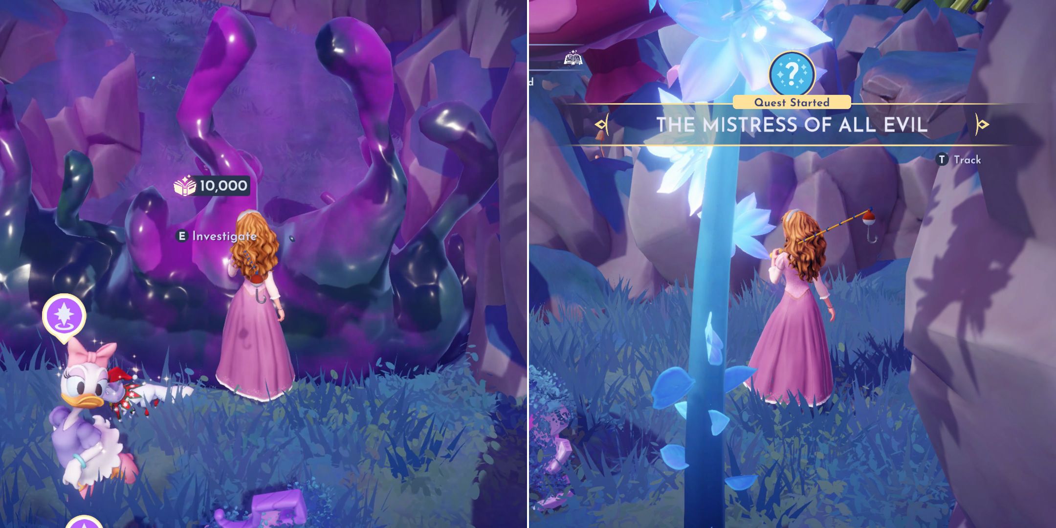 how to trigger the mistress of all evil quest in disney dreamlight valley