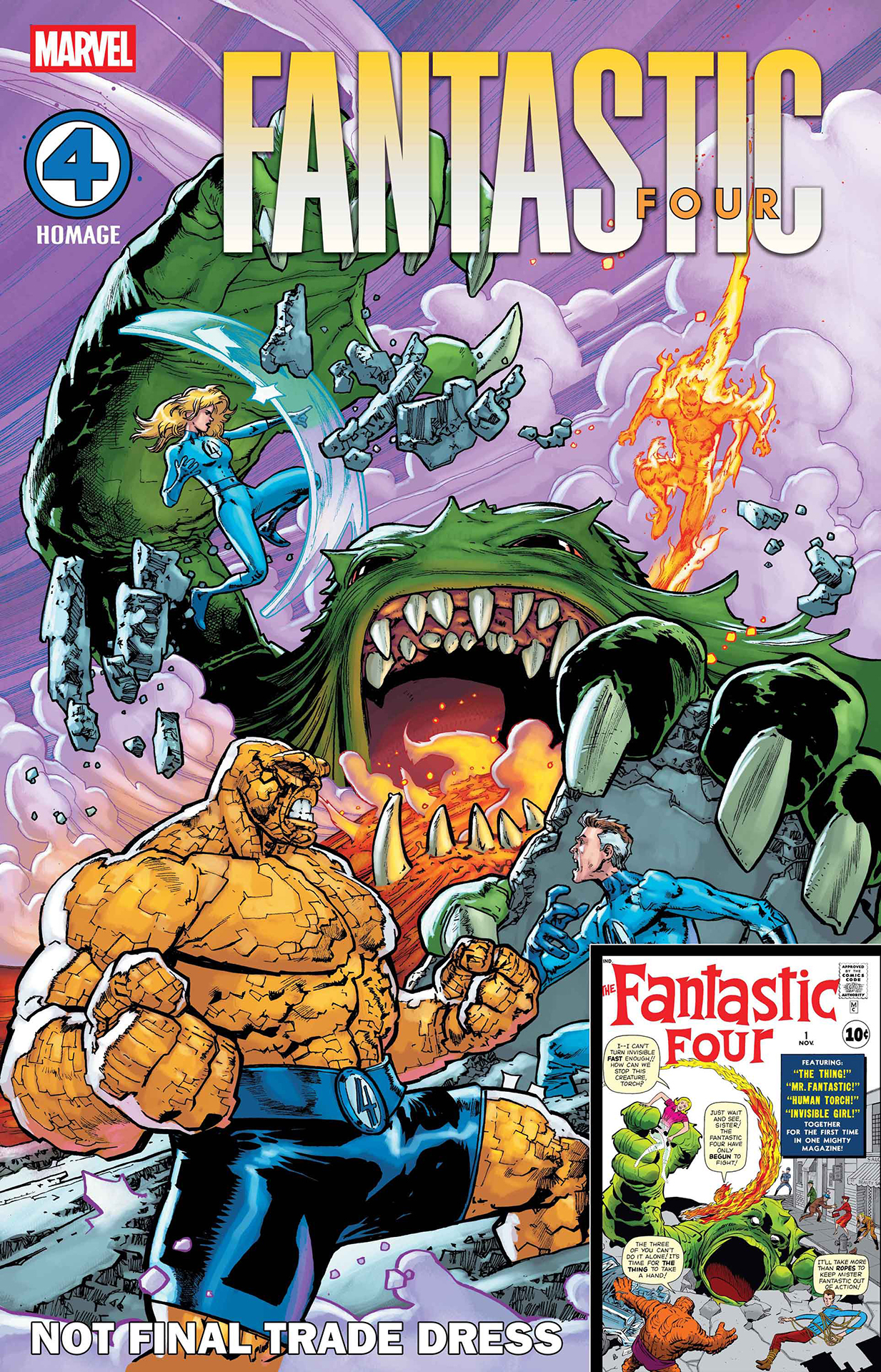 Fantastic Four homage variant covers