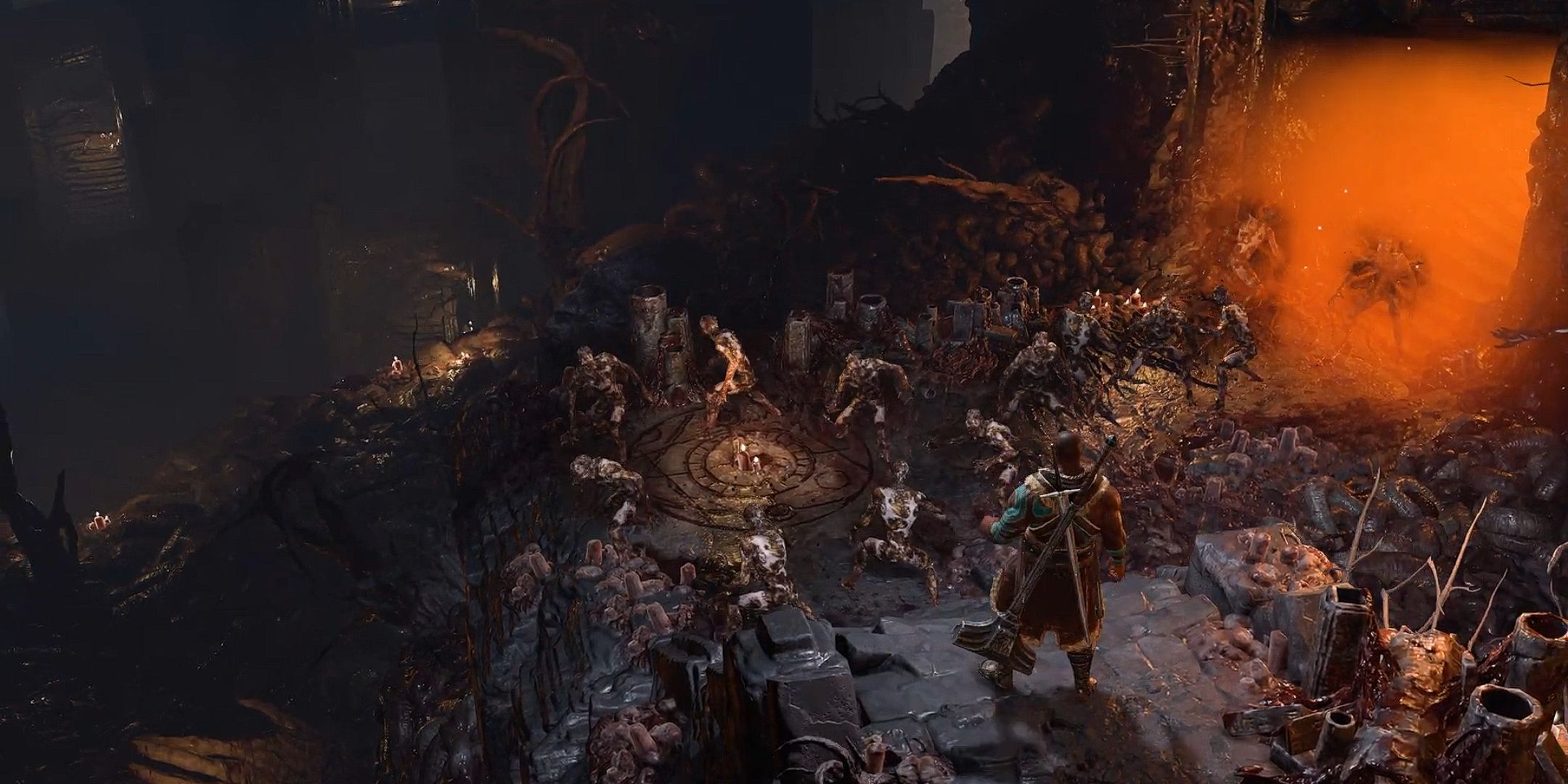 Screenshot of Diablo 4 infernal hordes.