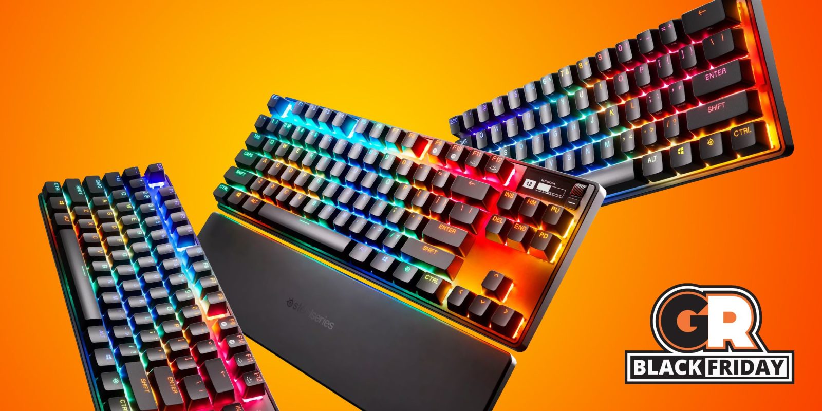 Black Friday Brings Steep Discounts to SteelSeries Apex Gaming Keyboards