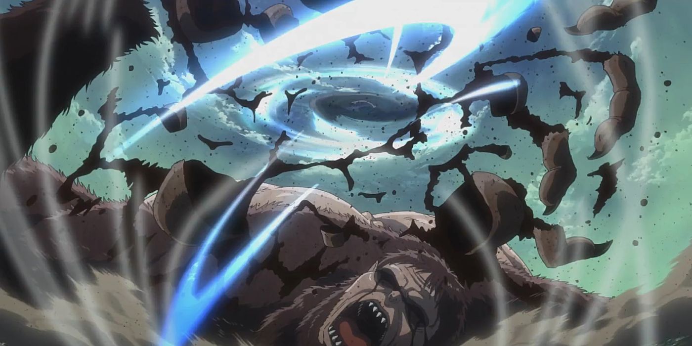 Levi slices up the Beast Titan