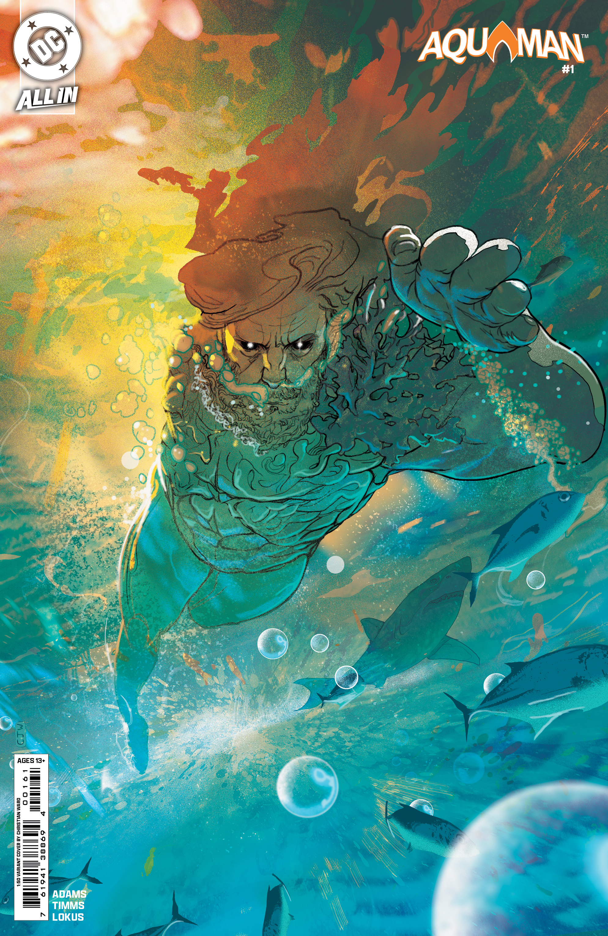 Covers for Aquaman #1.