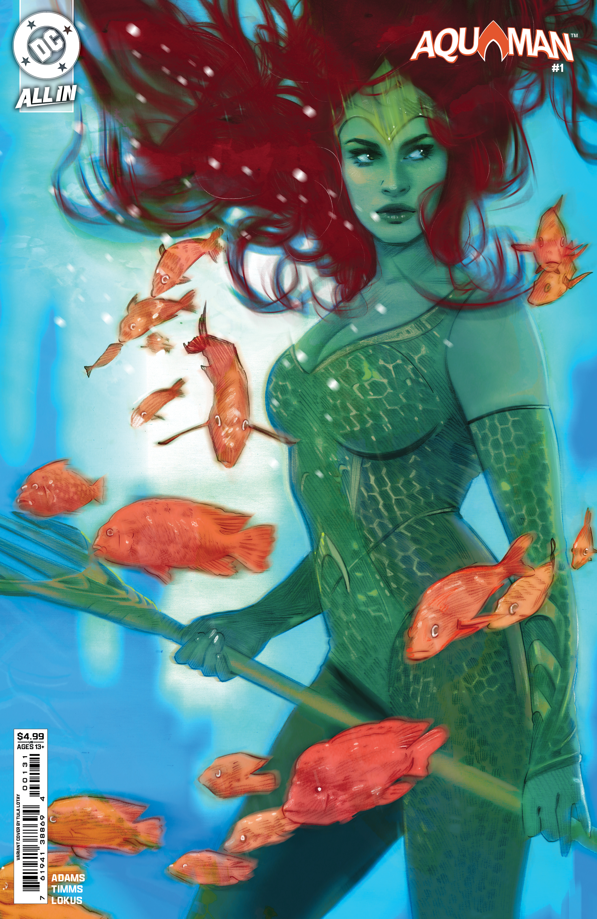 Covers for Aquaman #1.