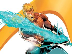 Aquaman battles a giant water kaiju in this preview of his new DC All In series