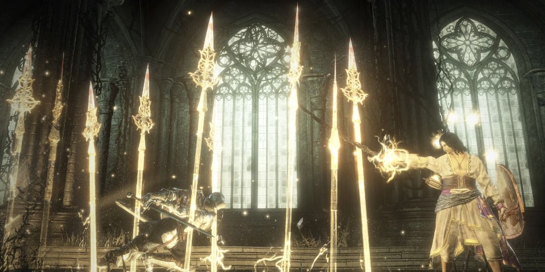 Halflight, the player that faces Dark Souls 3 players if offline against this Dark Souls 3 boss.