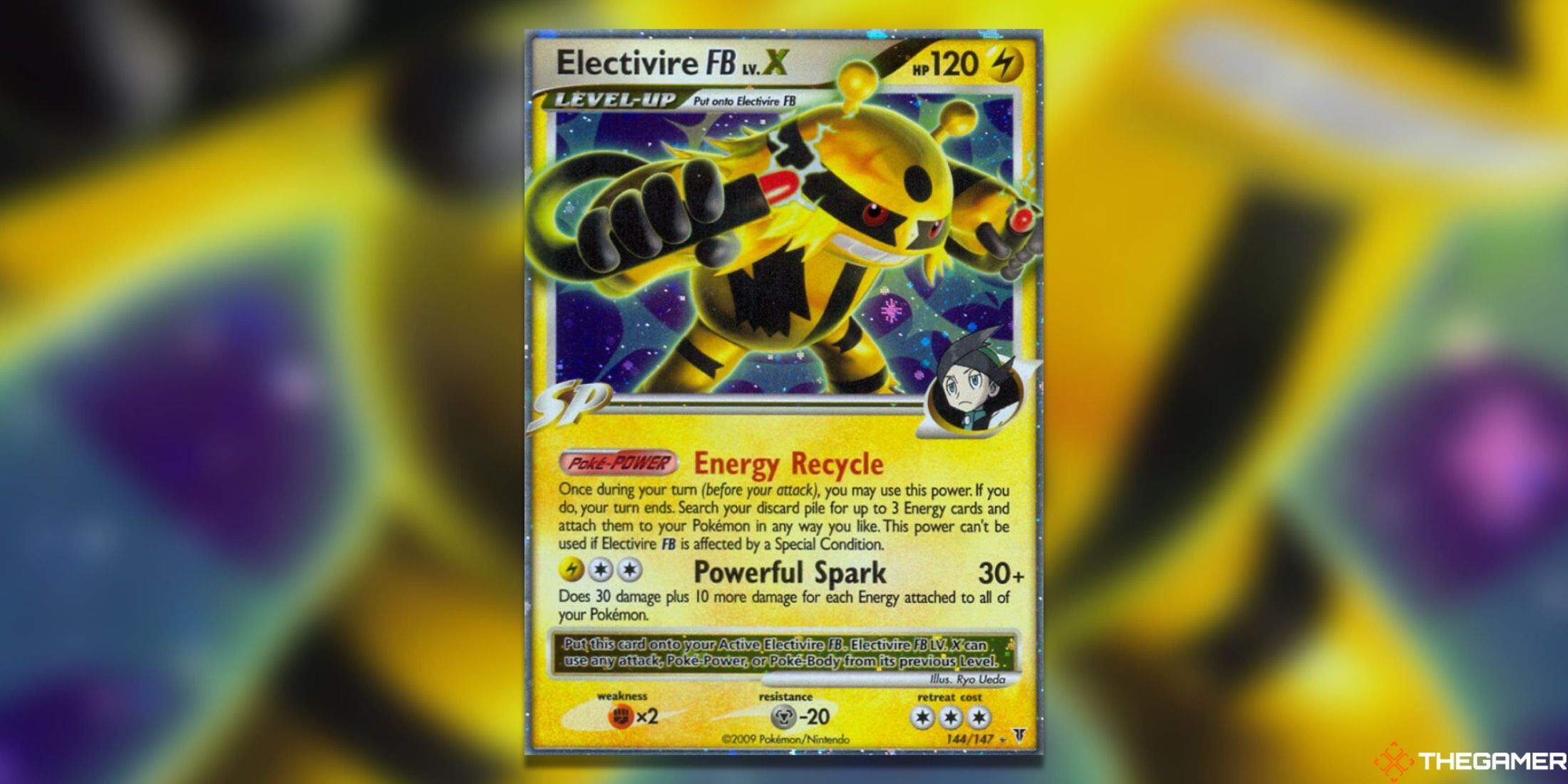 The Electivire from Supreme Victors in the Pokemon TCG.