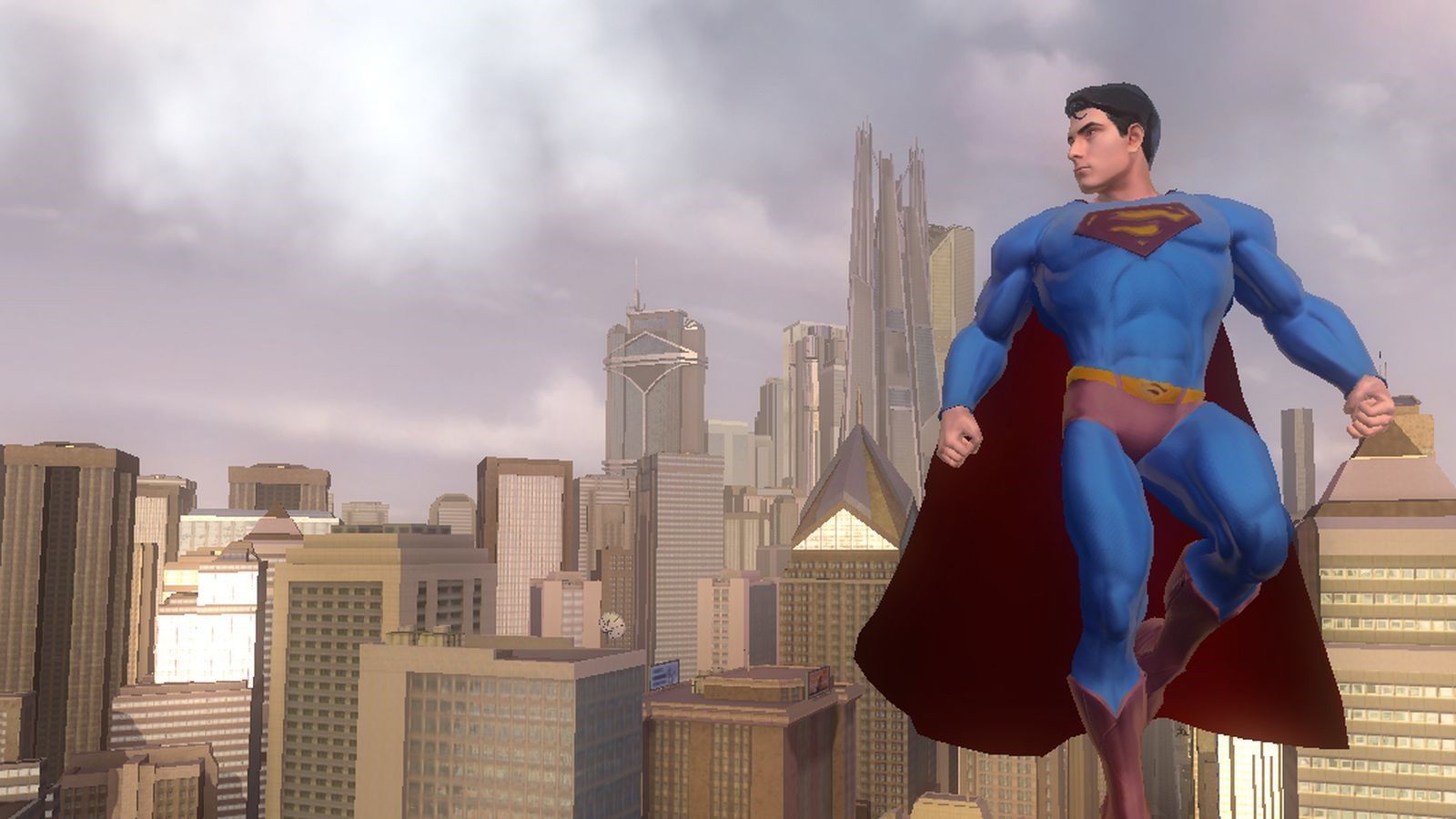 An image from the video game Superman Returns.