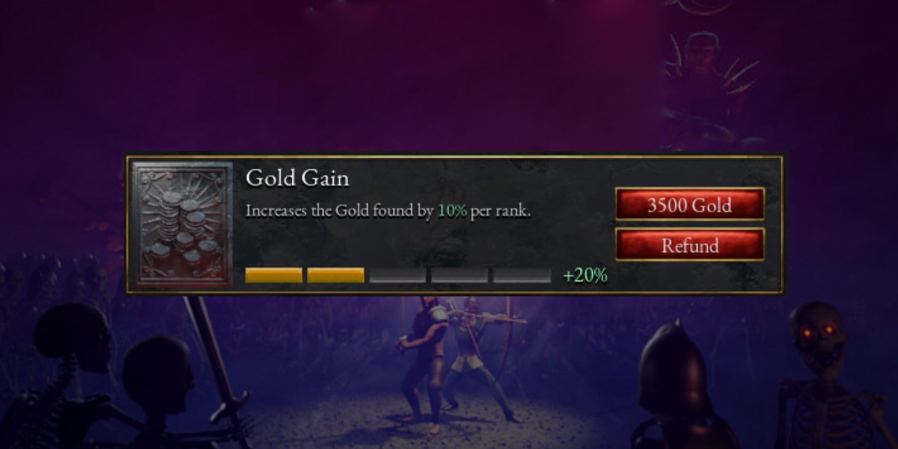 Blessing of Gold Gain