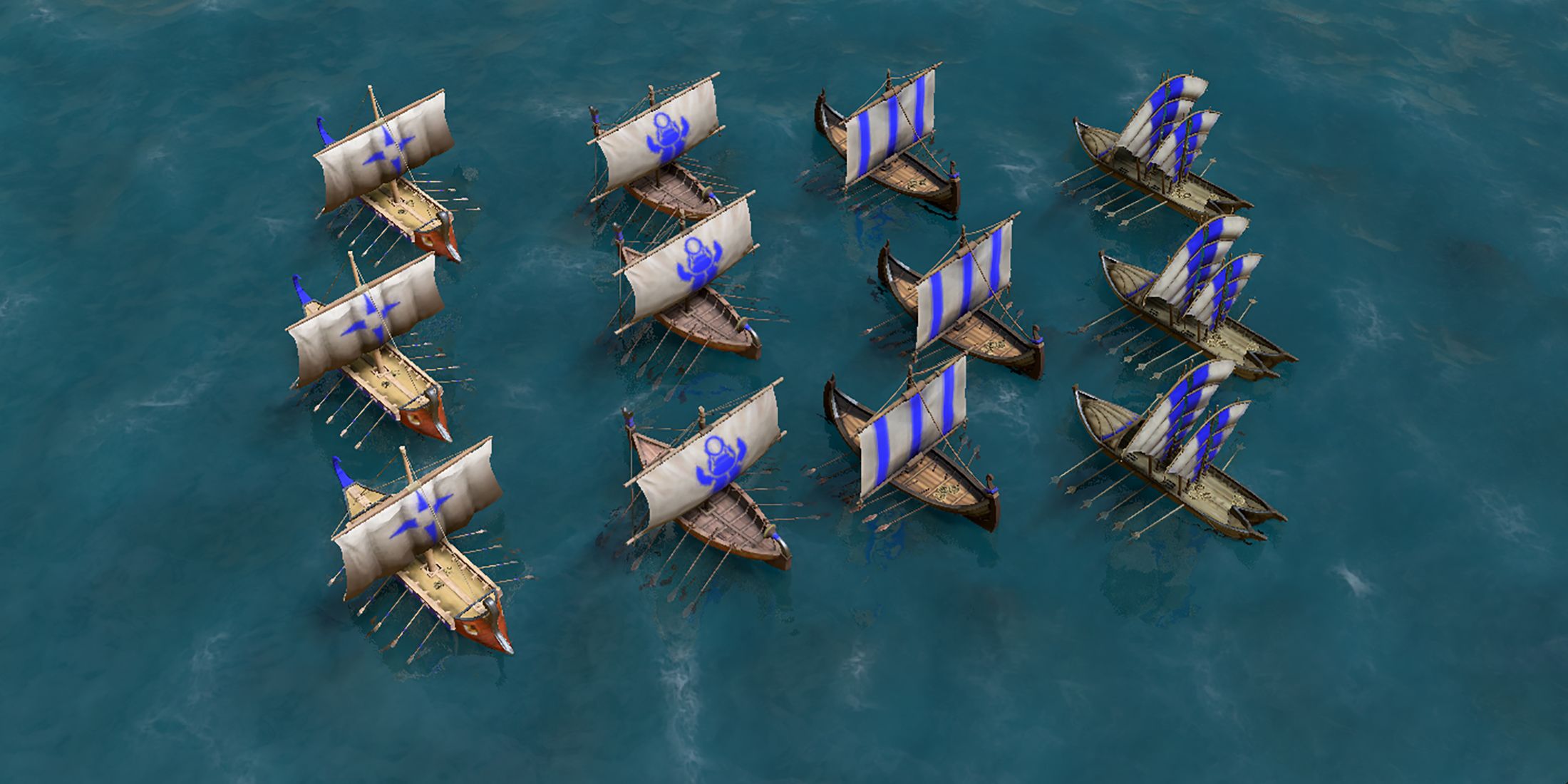 Age Of Mythology Retold Various Archer Ships