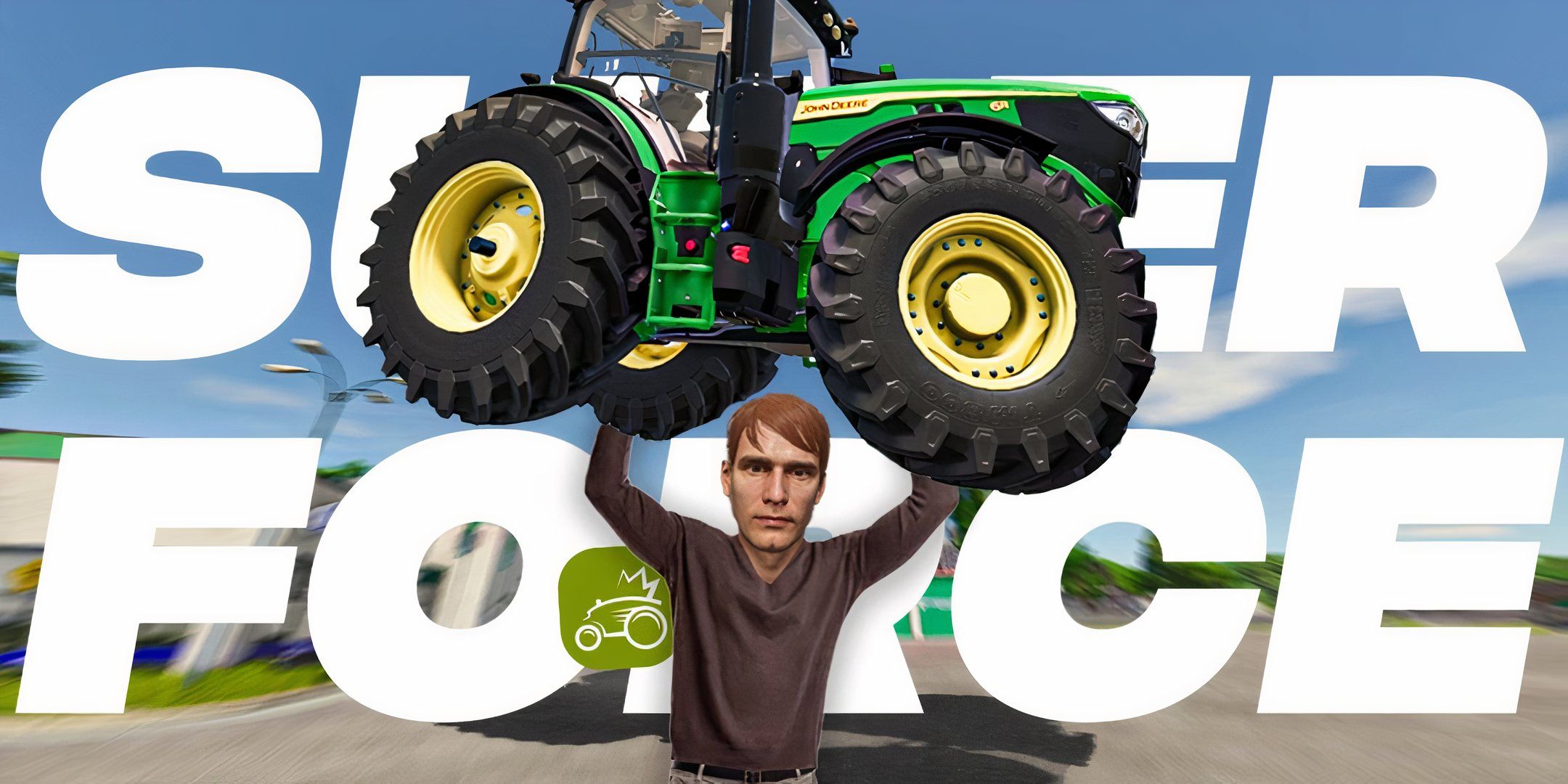 A screenshot of the Super Force mod for Farming Simulator