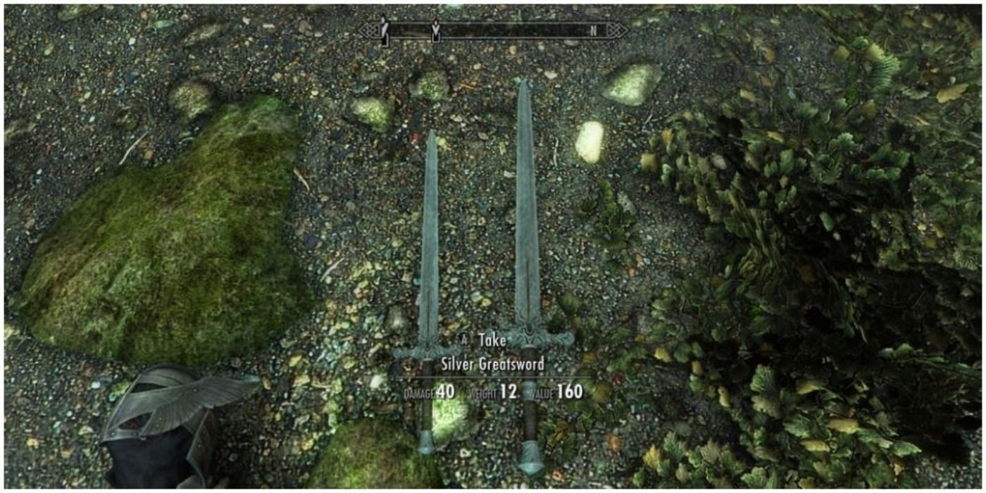 Silver Greatsword in Skyrim