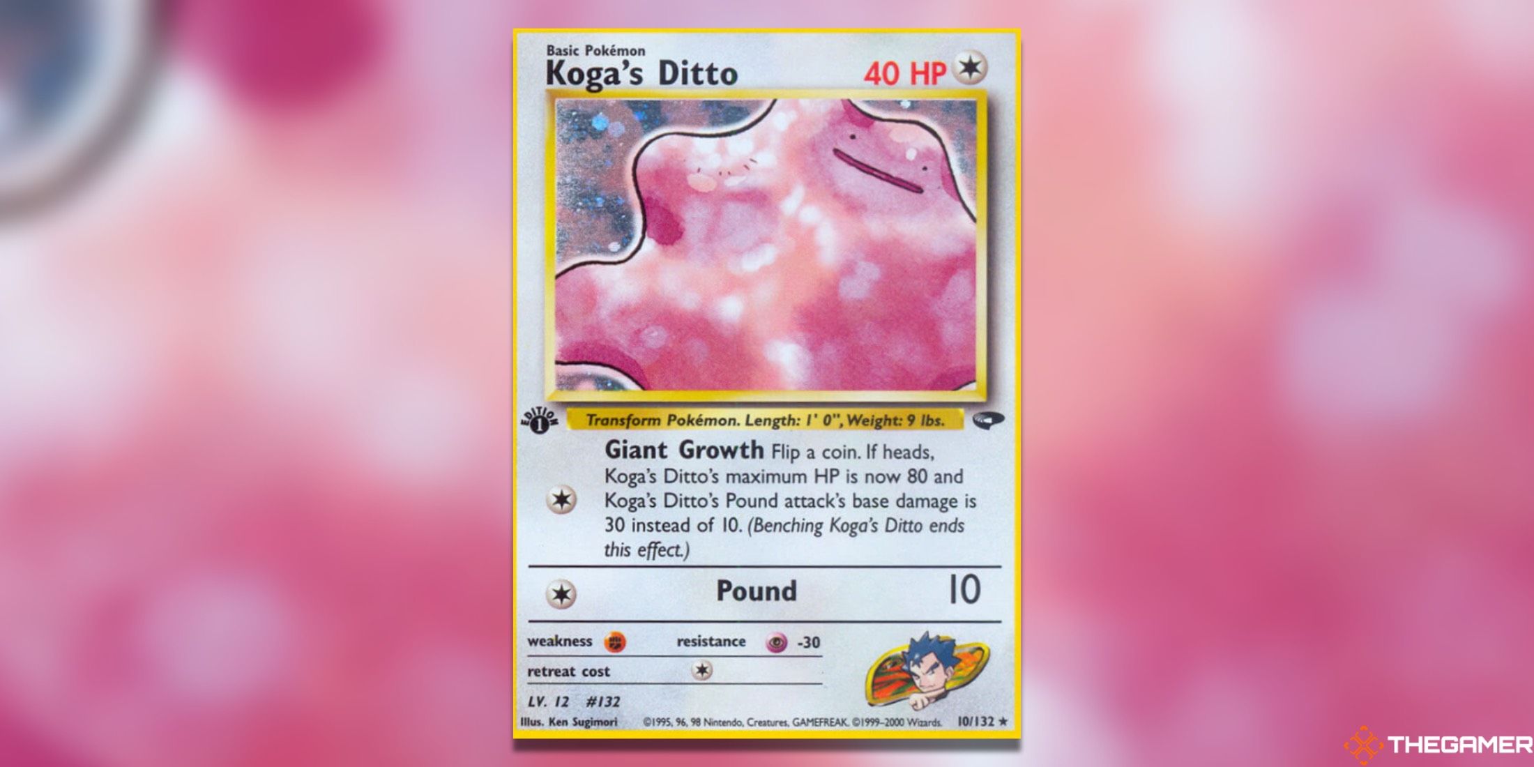 Kog'as Ditto from Gym Challenge in the Pokemon TCG.