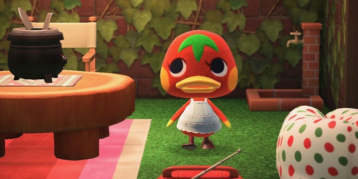 Ketchup in her house in Animal Crossing New Horizons.