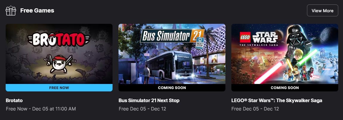 epic games store free games december 2024