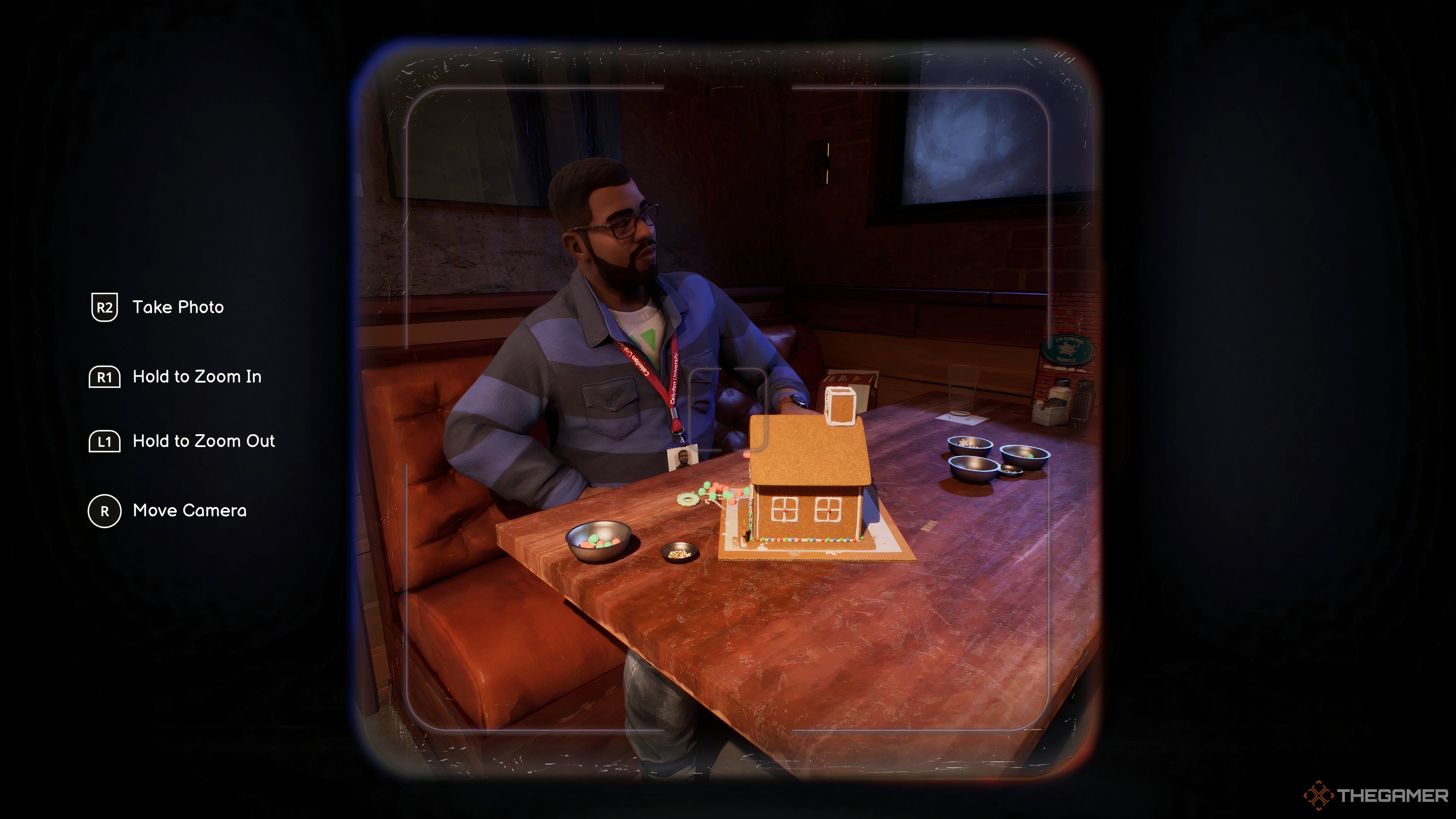 Snapshot Of Moses With His Finished Gingerbread House In Life Is Strange: Double Exposure.