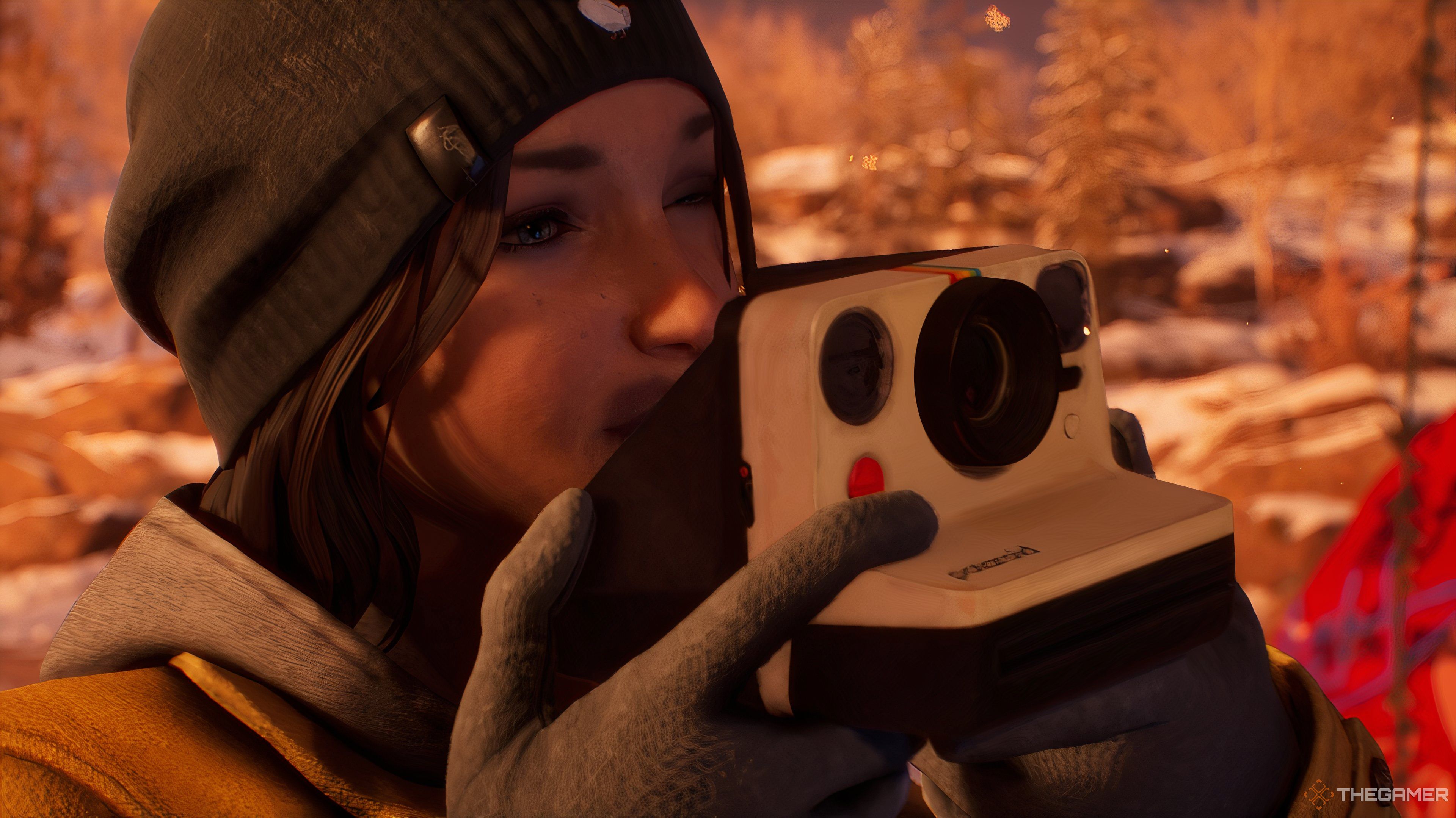 Max About To Take Photo Of Loretta During Last Chapter In Life Is Strange: Double Exposure.