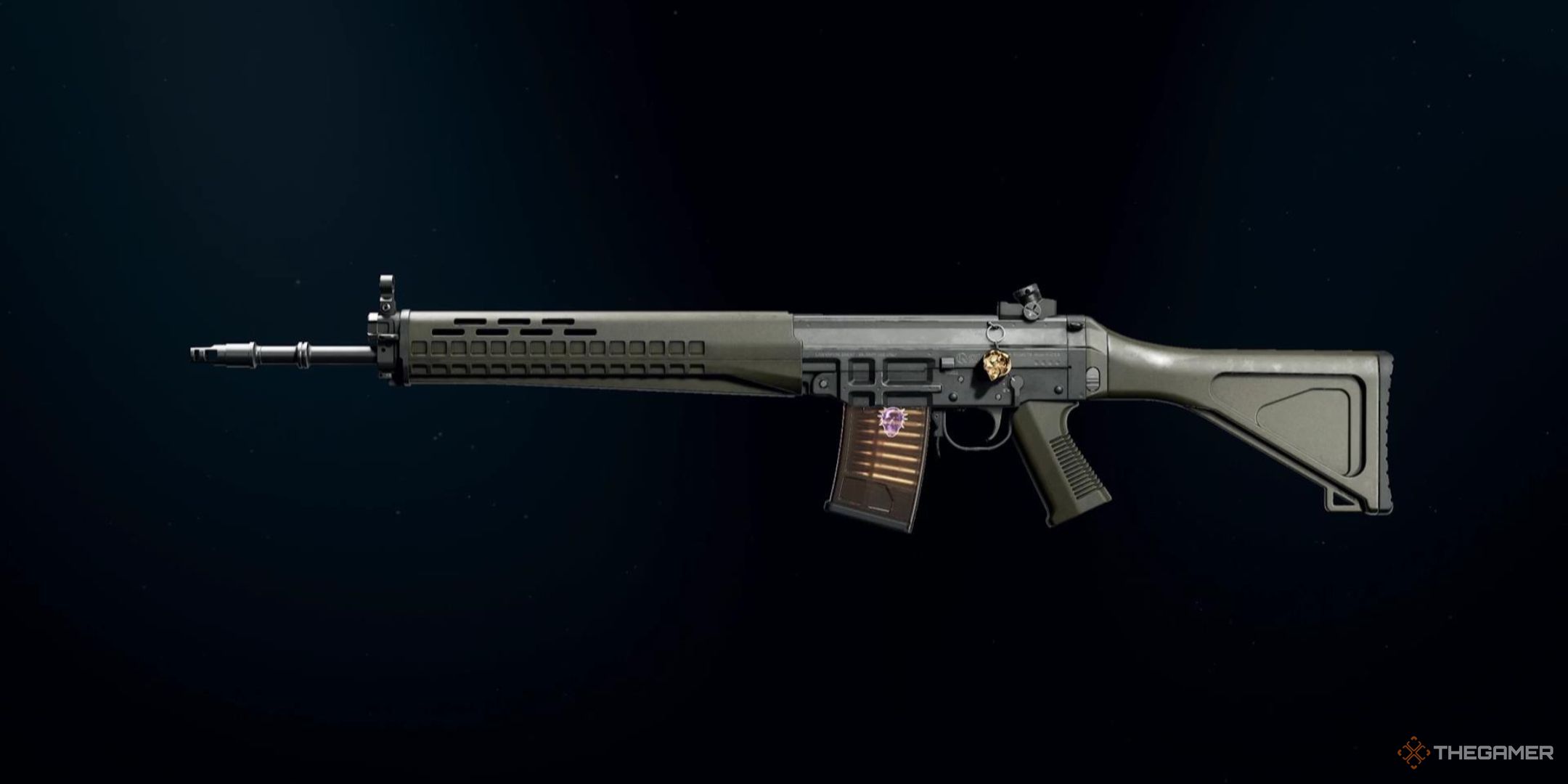 The SWAT 5.56 sits against a blank background in Call of Duty: Black Ops 6.