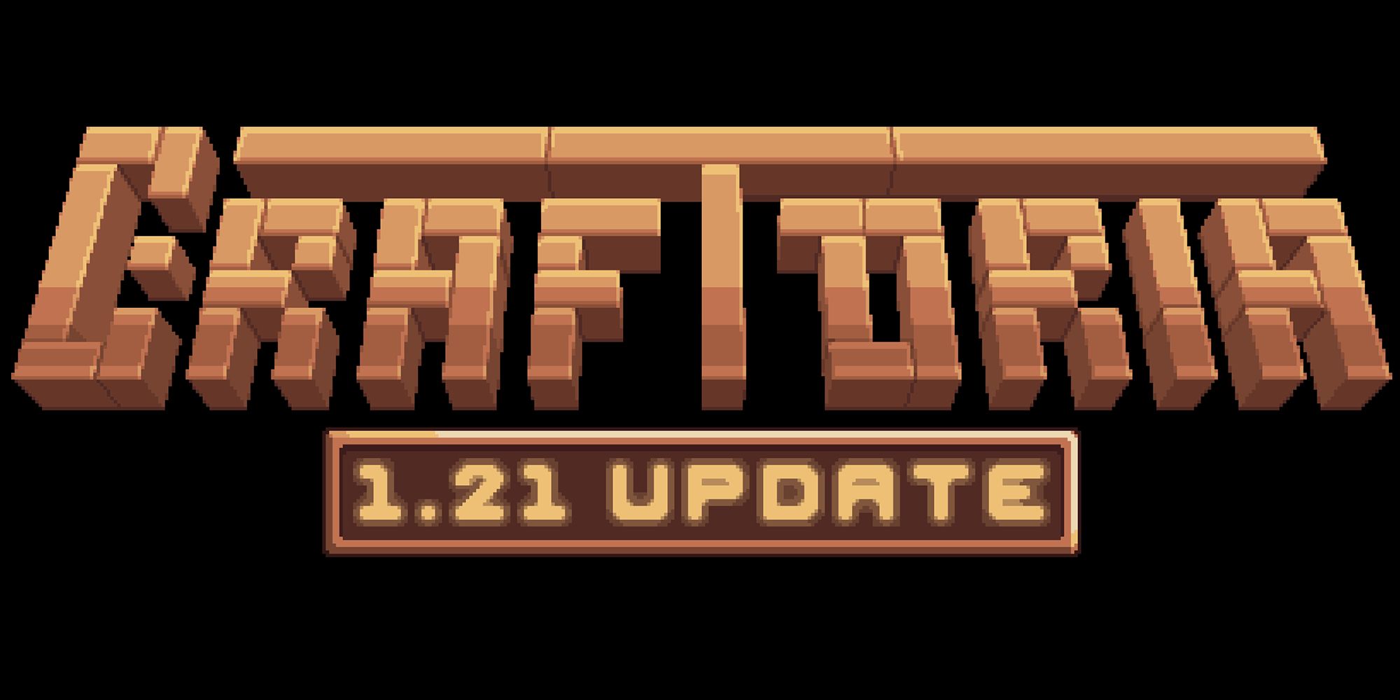 The Craforia mod title and update.