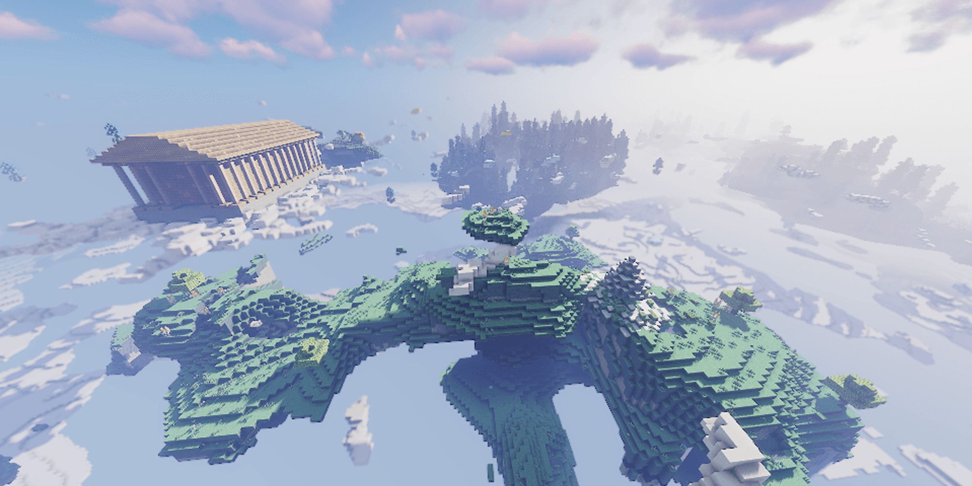 Minecraft Dimensional Ascension Mod Floating Islands