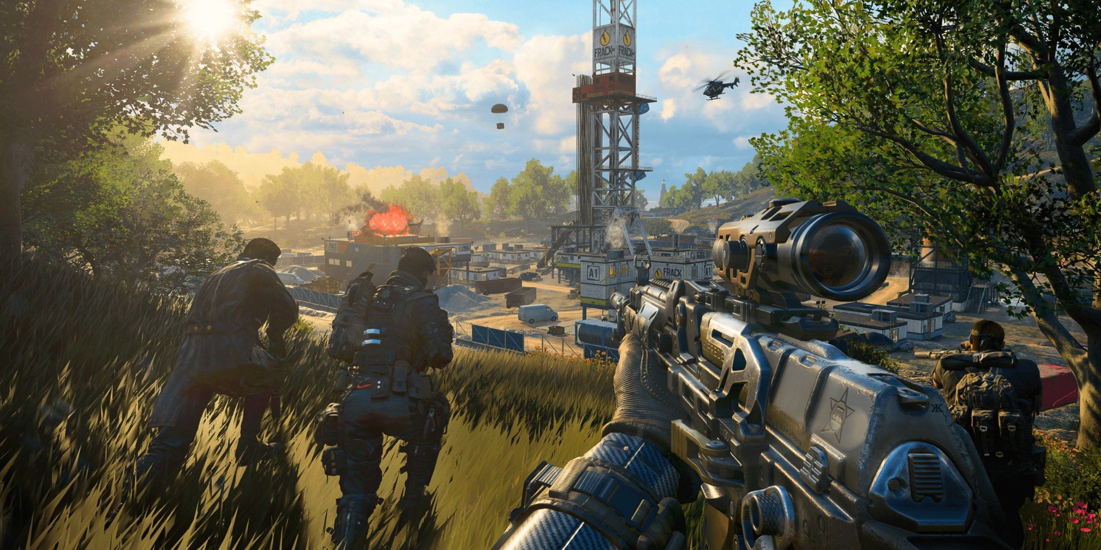 Screenshot showcasing Black Ops 4 gameplay footage