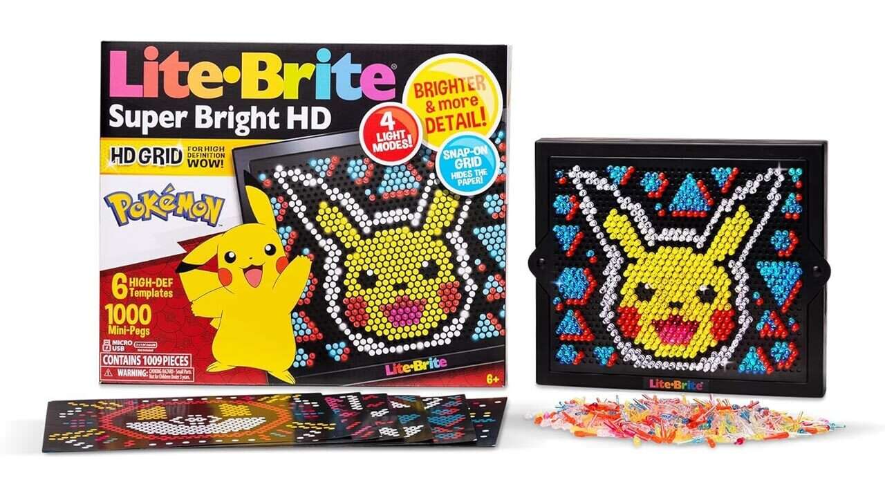 Amazon Has The Pikachu Lite-Brite For Only $12 In Its Black Friday Sale