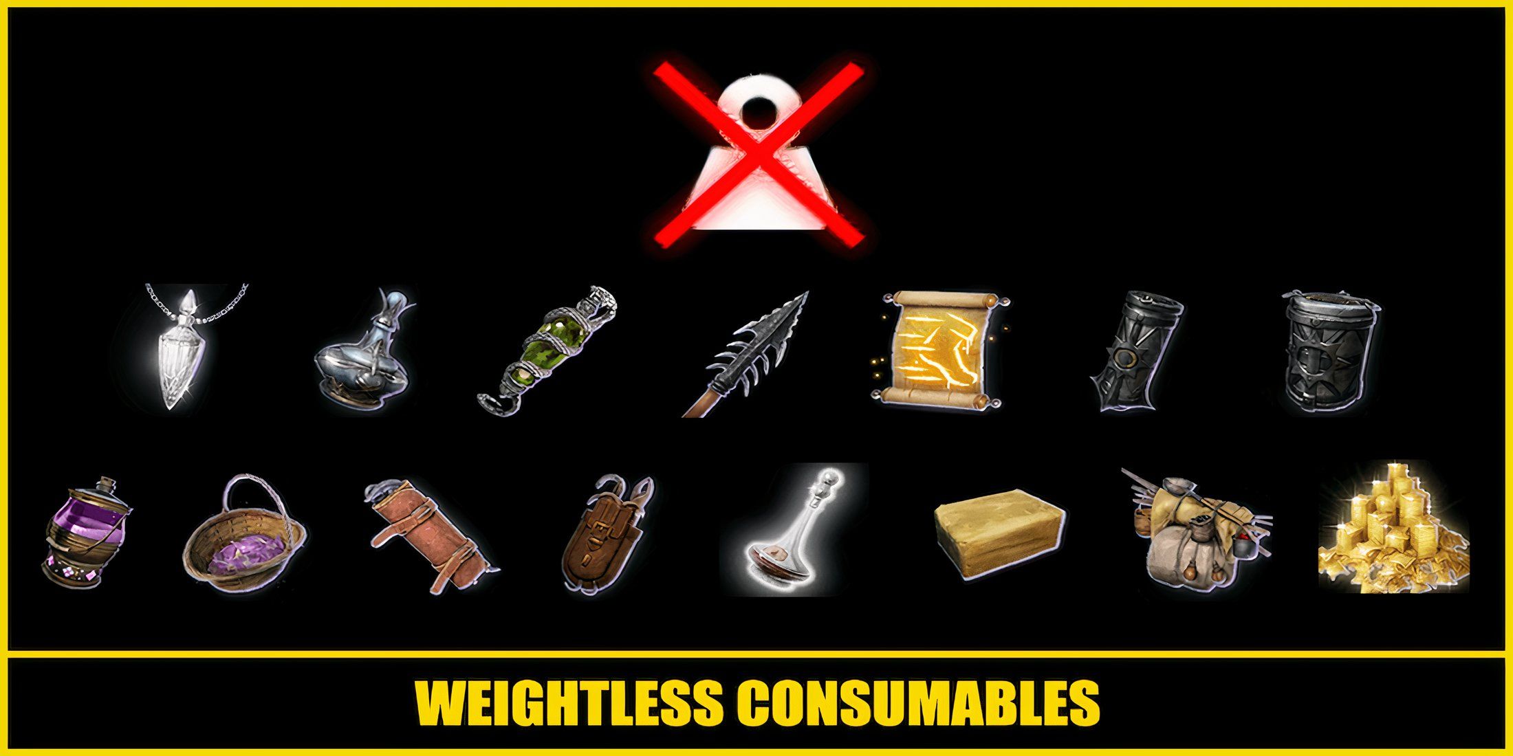 Weightless Consumables Baldur's Gate 3