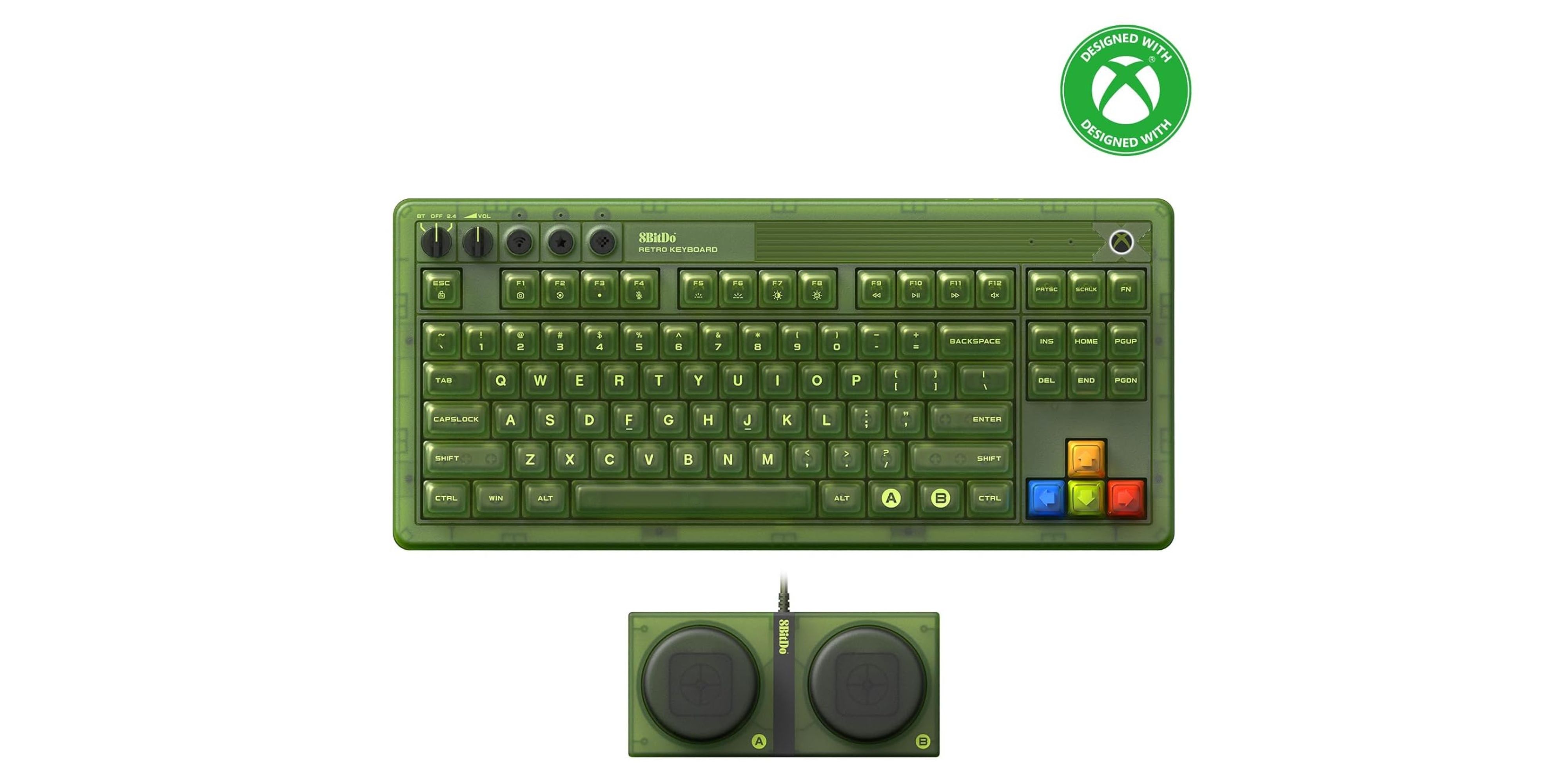 8bito xbox edition retro keyboard.