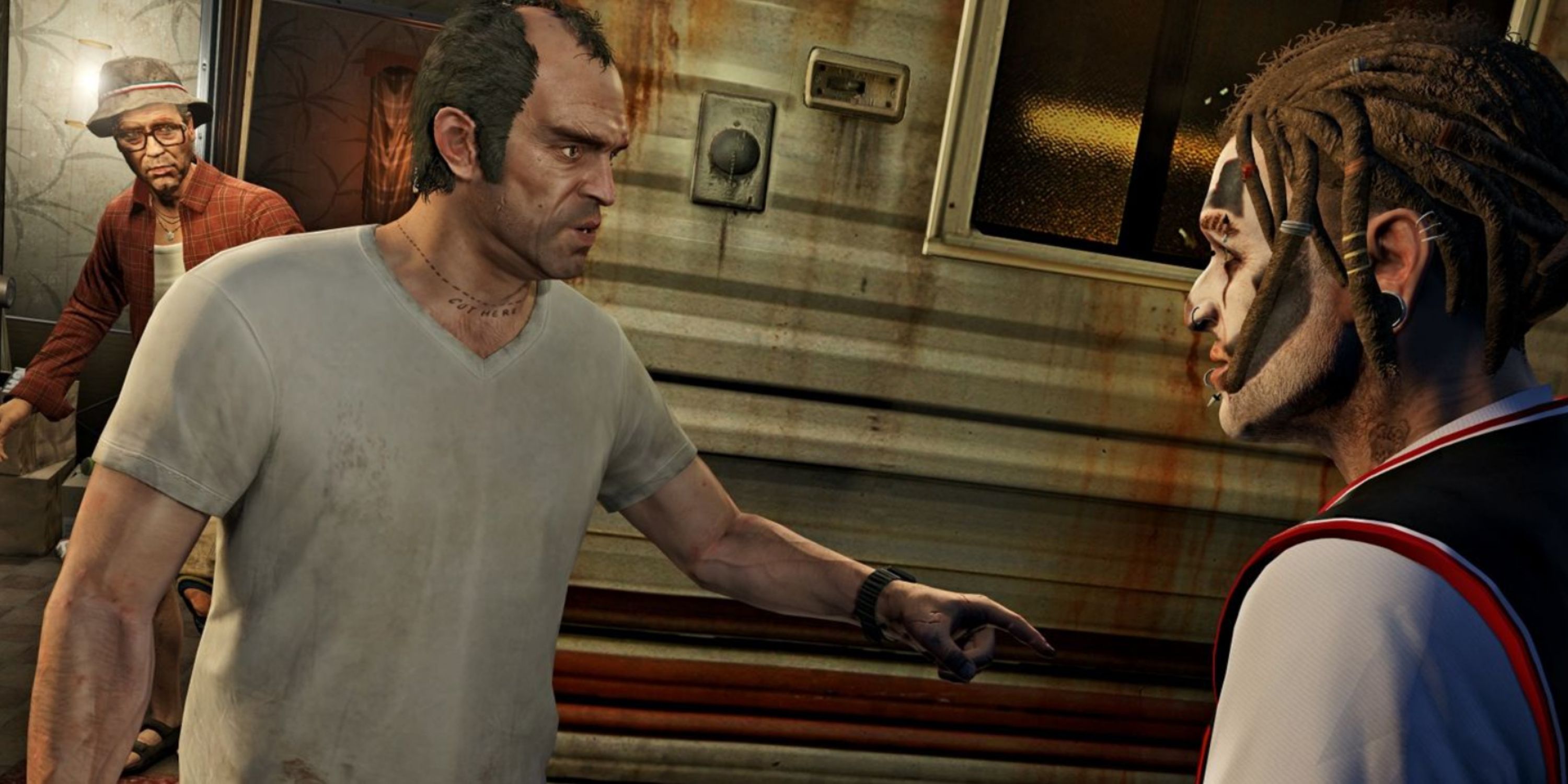 Trevor and Wade in Grand Theft Auto 5